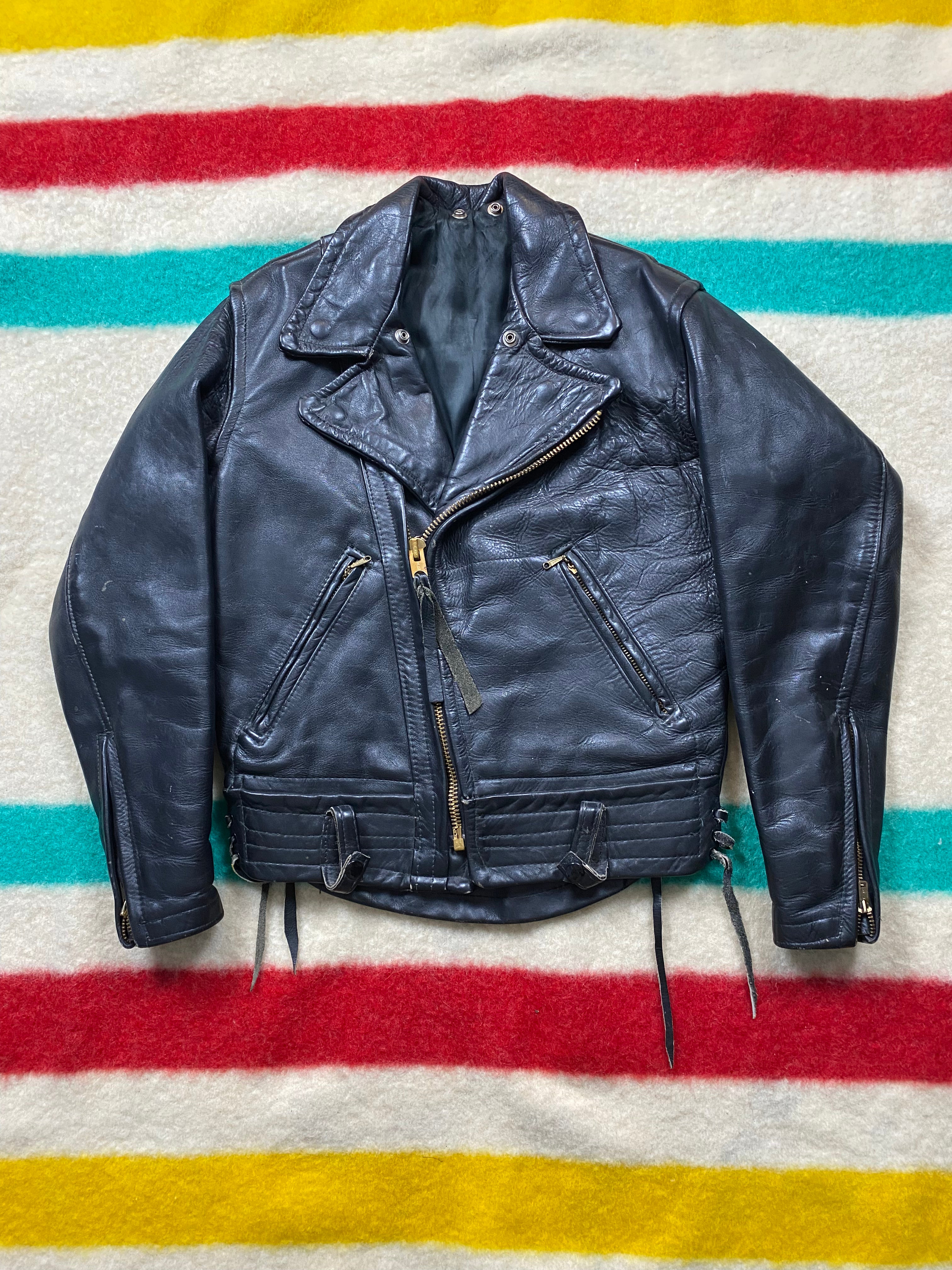 1950's-1960's Cal-Rider LAPD Horsehide Motorcycle Jacket – Outpost