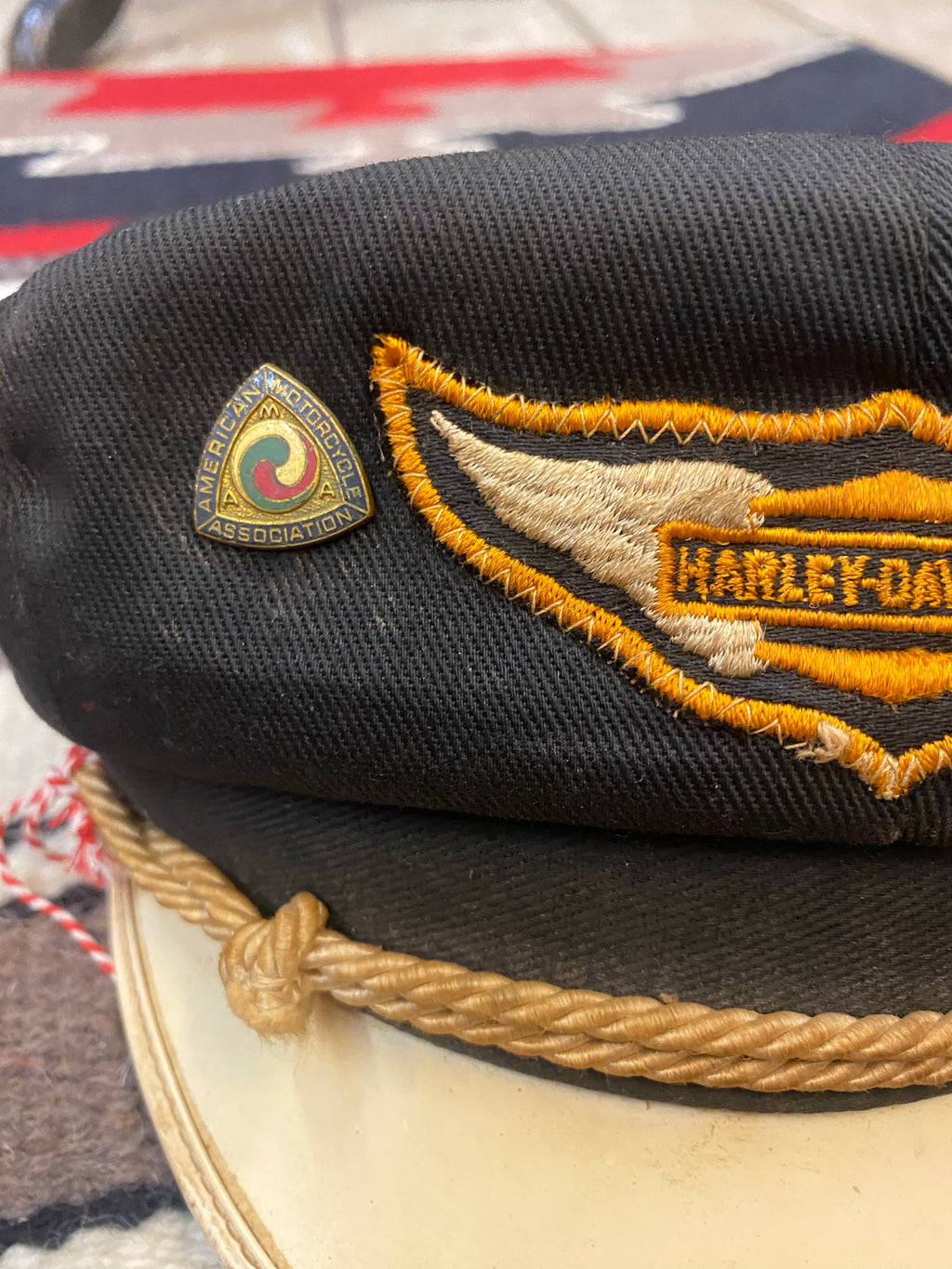 Harley Davidson 1950's Biker Cap