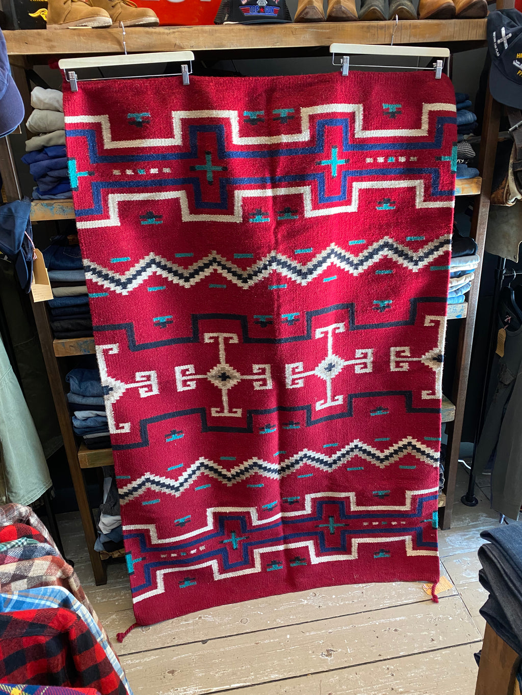 Woolen Southwestern Rug (3)
