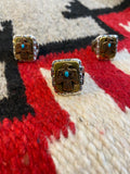 SWS Thunderbird Mexican Biker Ring With Turquoise Chip