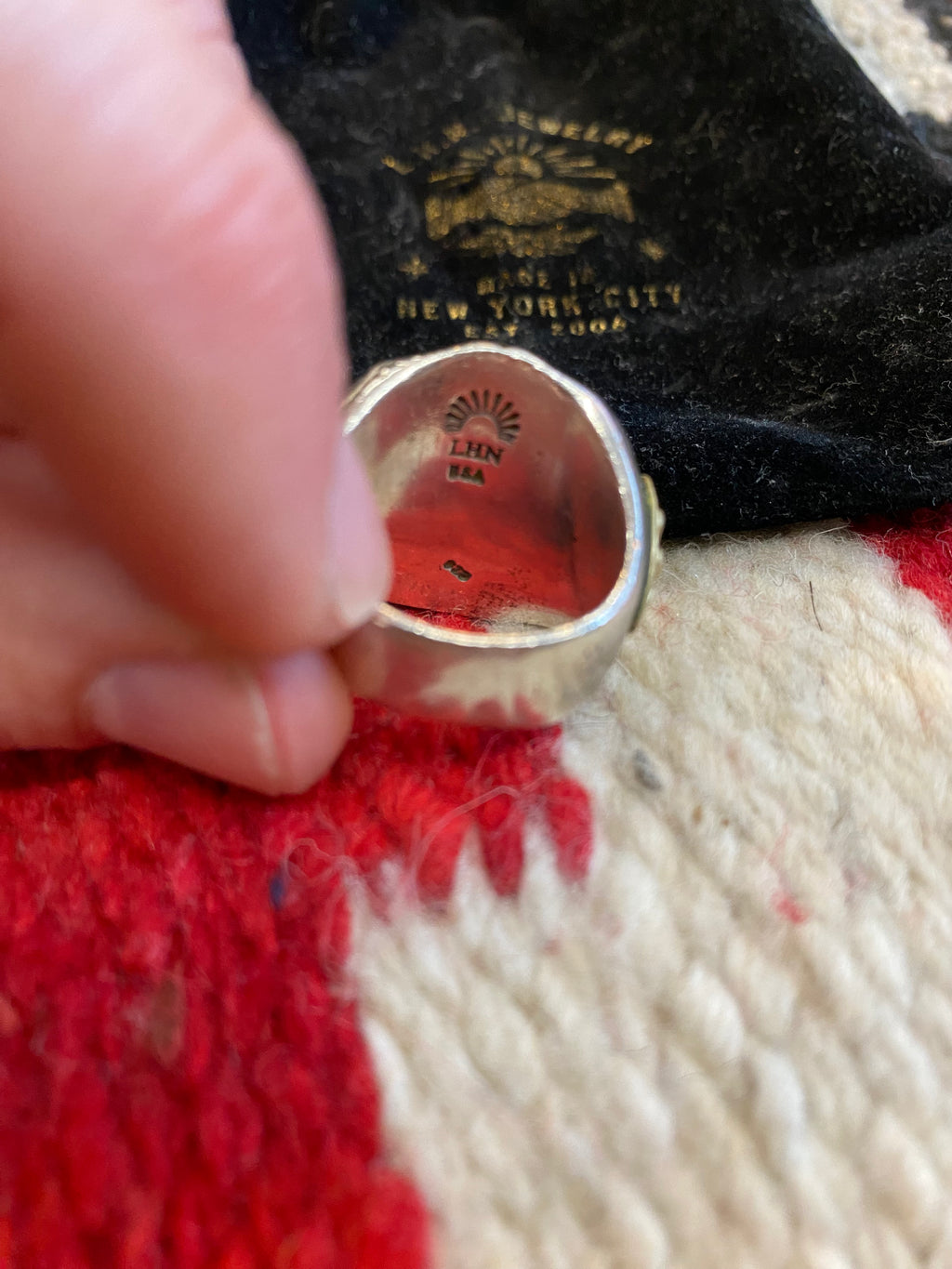 LHN Sterling Silver Fellowship Biker Ring