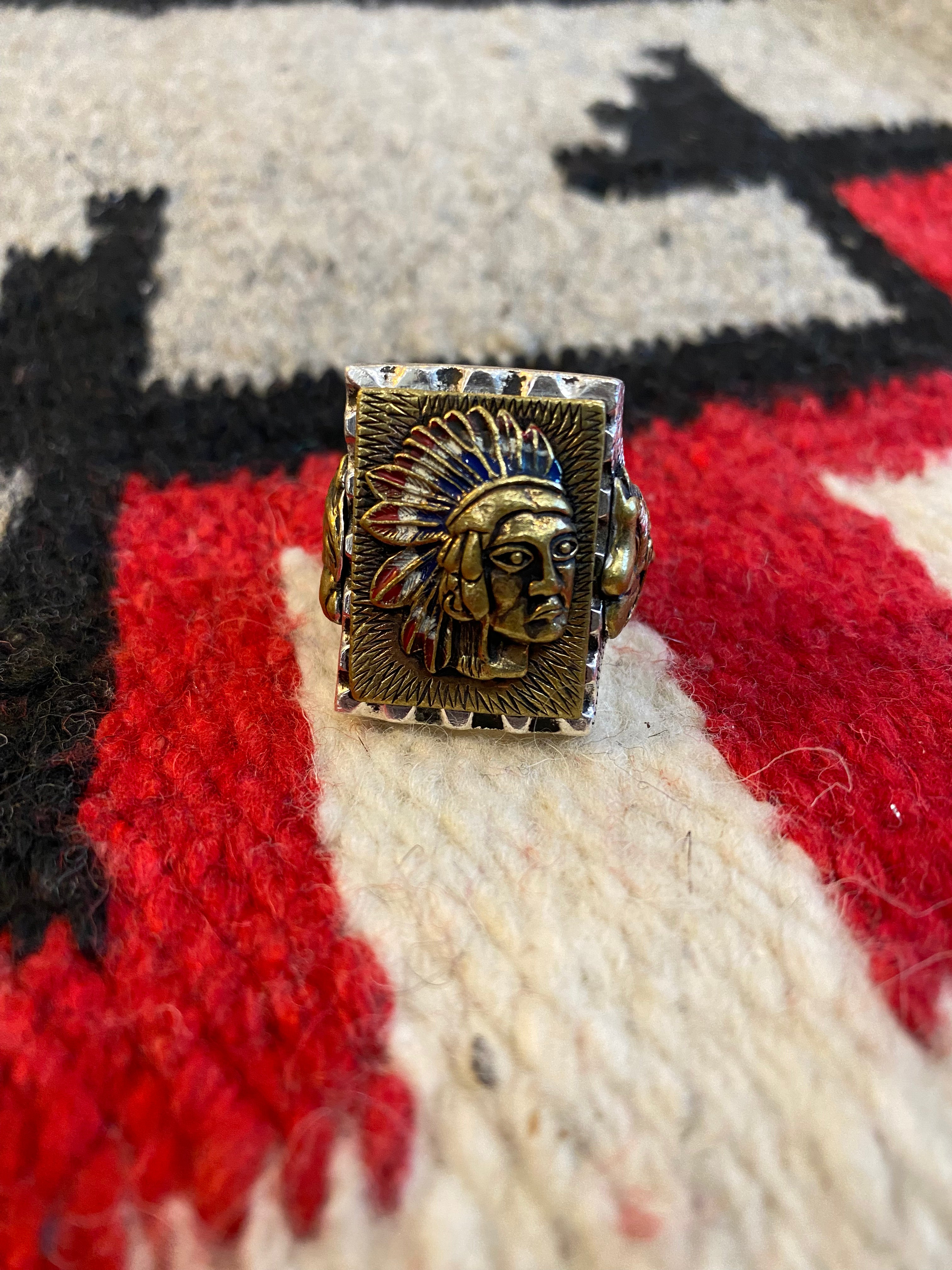 SWS Massive Chief Mexican Biker Ring