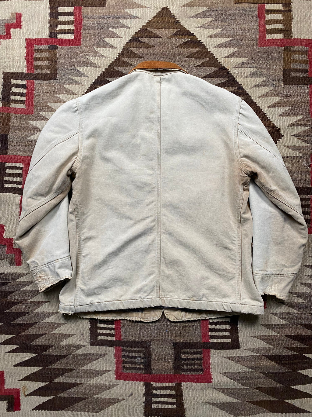Lee Duck Canvas Chore Coat With Leather Collar