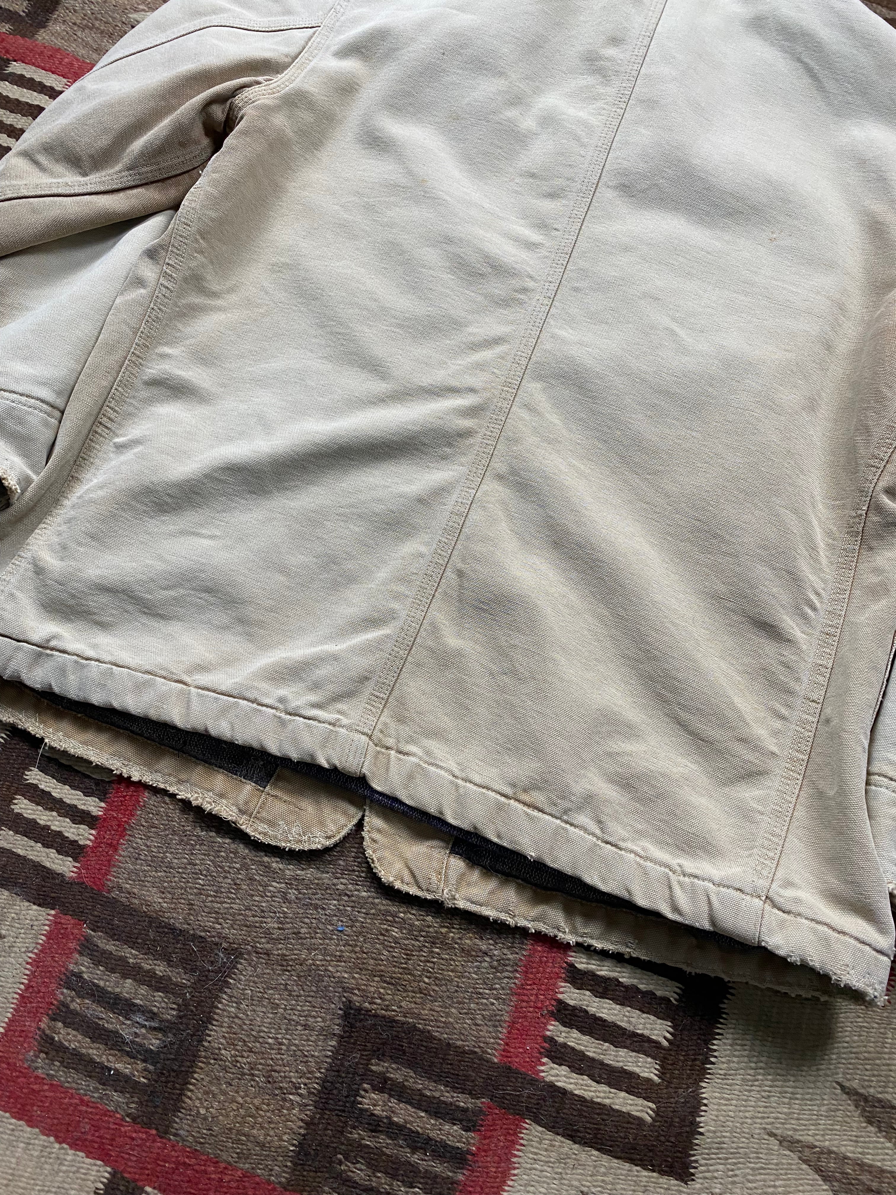 Lee Duck Canvas Chore Coat With Leather Collar