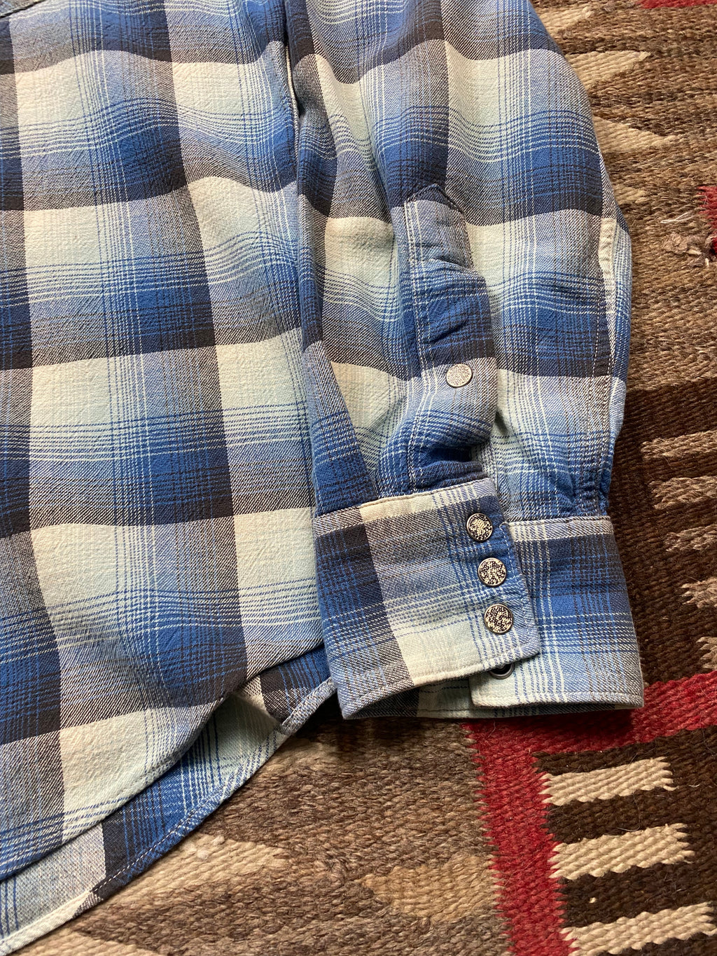 RRL Plaid Western Shirt
