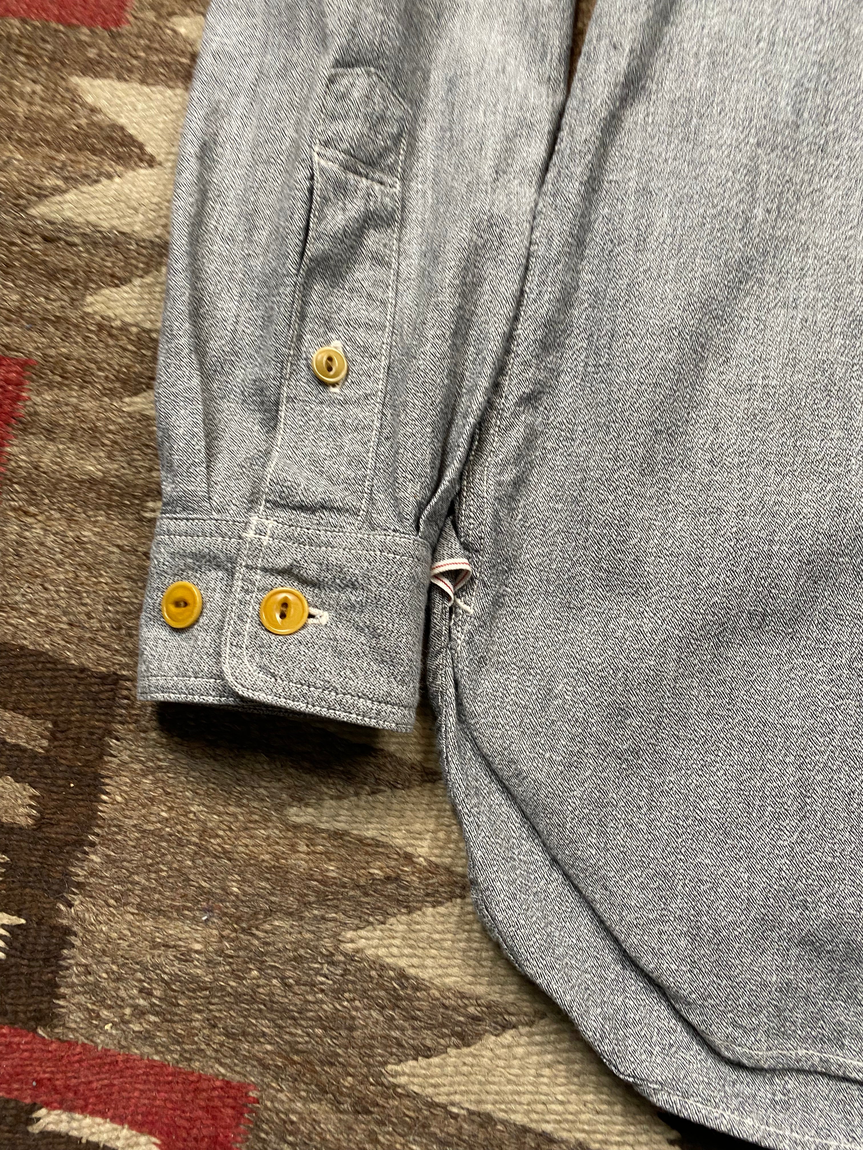 Eastman Sportswear Selvedge Salt & Pepper Worker Shirt