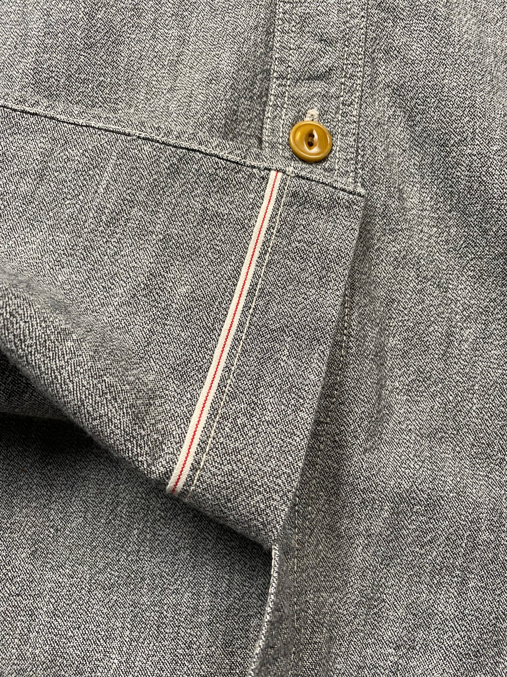 Eastman Sportswear Selvedge Salt & Pepper Worker Shirt