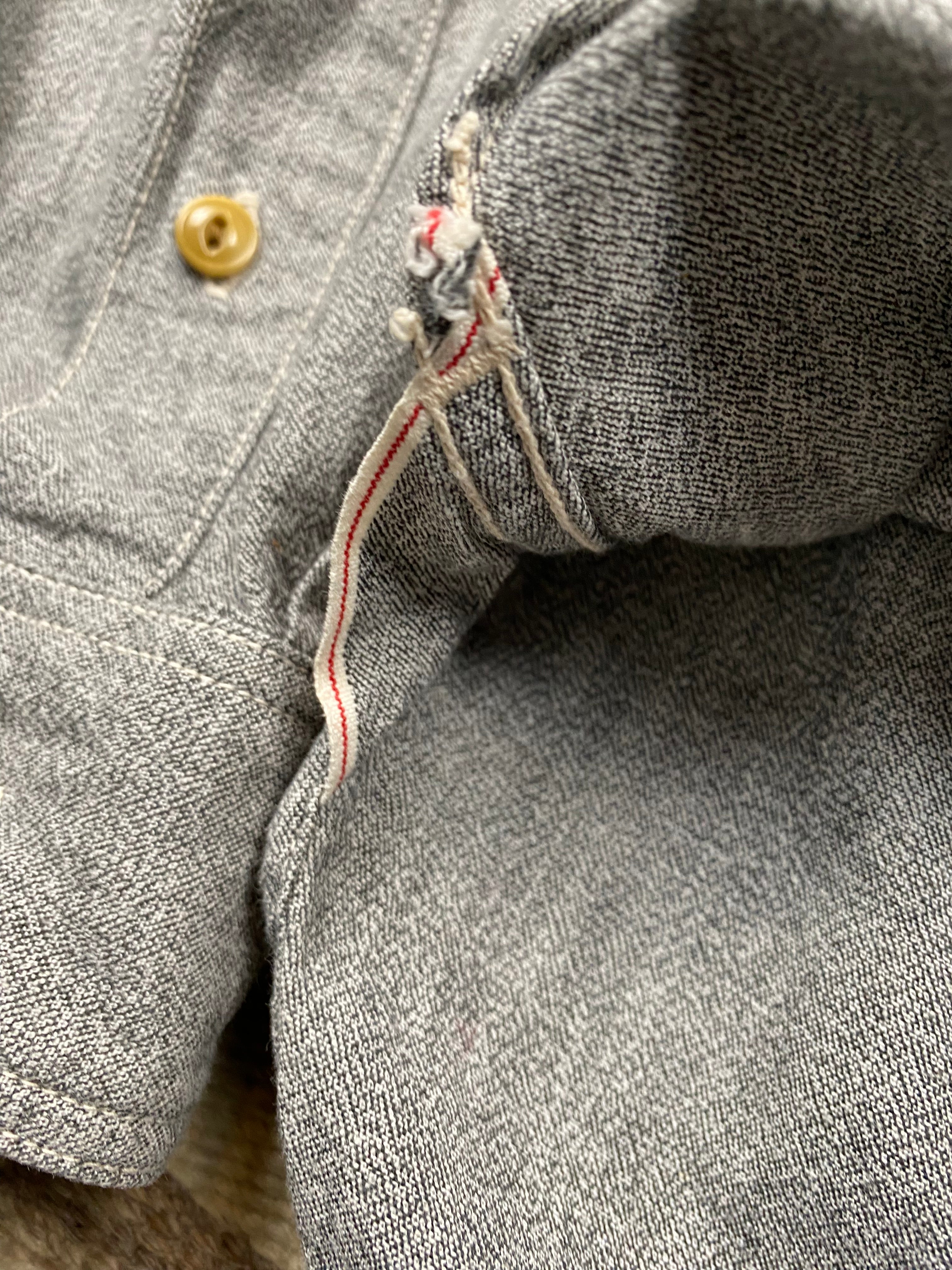 Eastman Sportswear Selvedge Salt & Pepper Worker Shirt