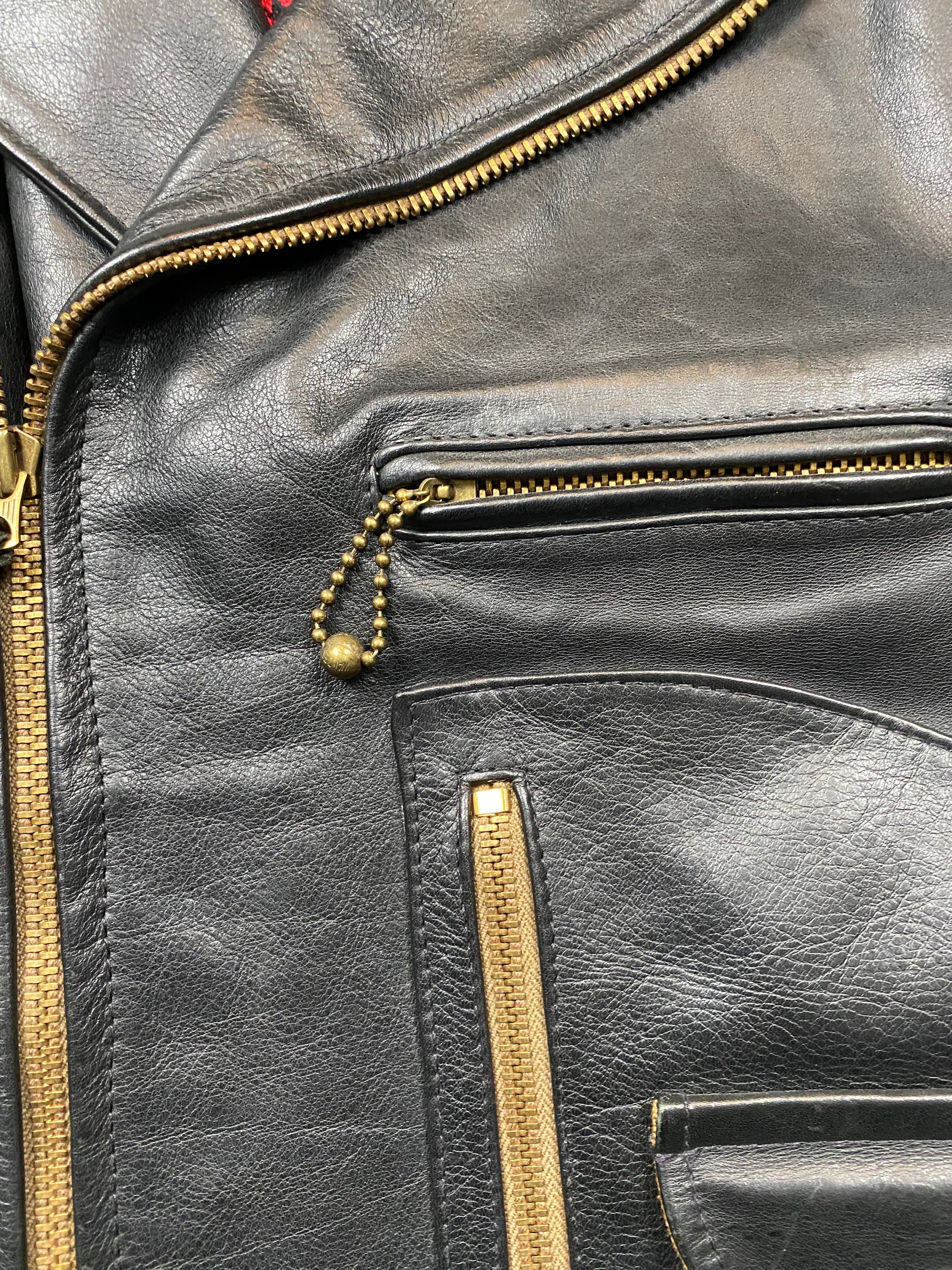 Whitefeather MFG Co. Horsehide Buco J21 Model Motorcycle Jacket With D-Pocket