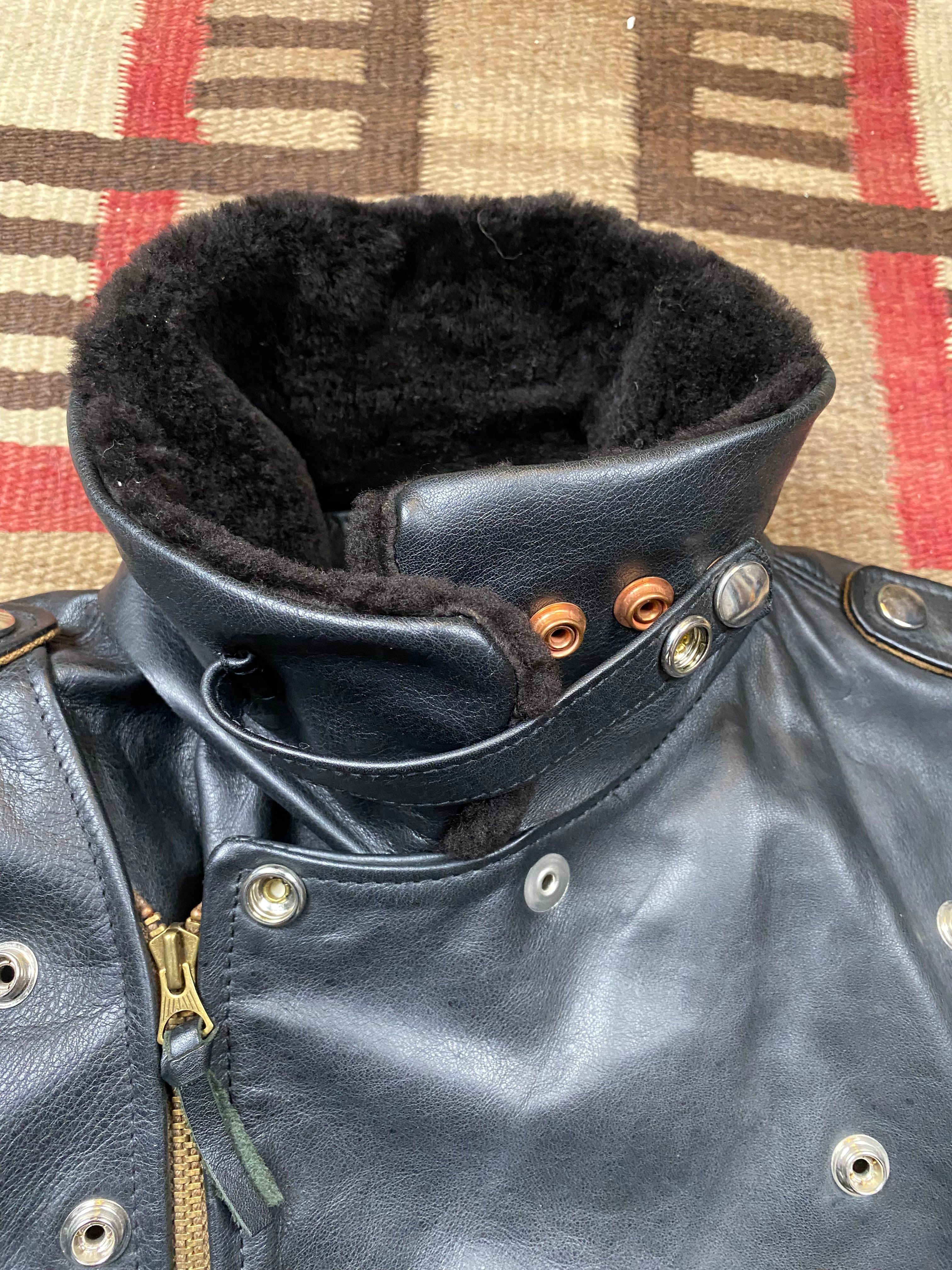 Whitefeather MFG Co. Horsehide Buco J21 Model Motorcycle Jacket With D-Pocket