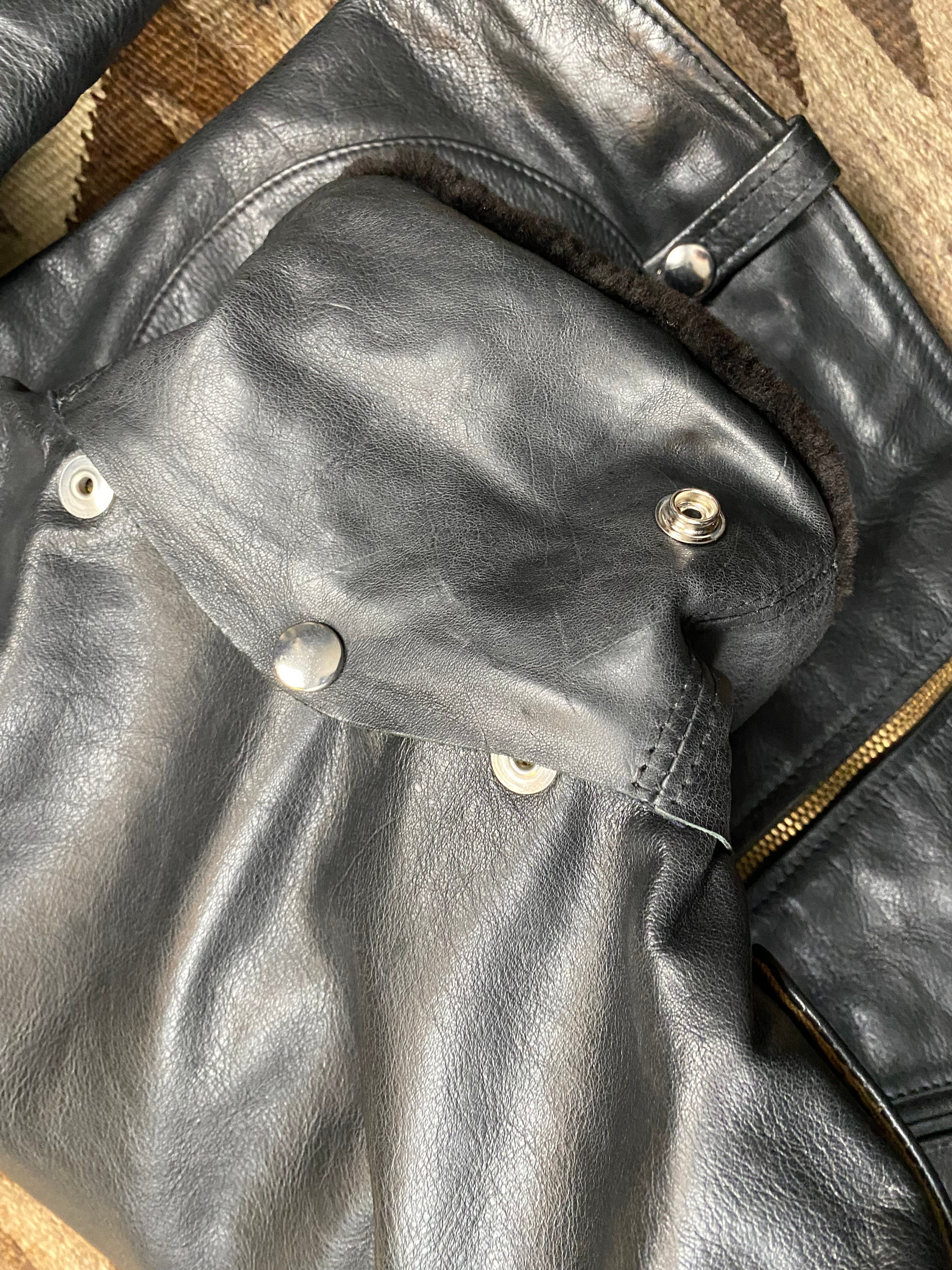Whitefeather MFG Co. Horsehide Buco J21 Model Motorcycle Jacket With D-Pocket