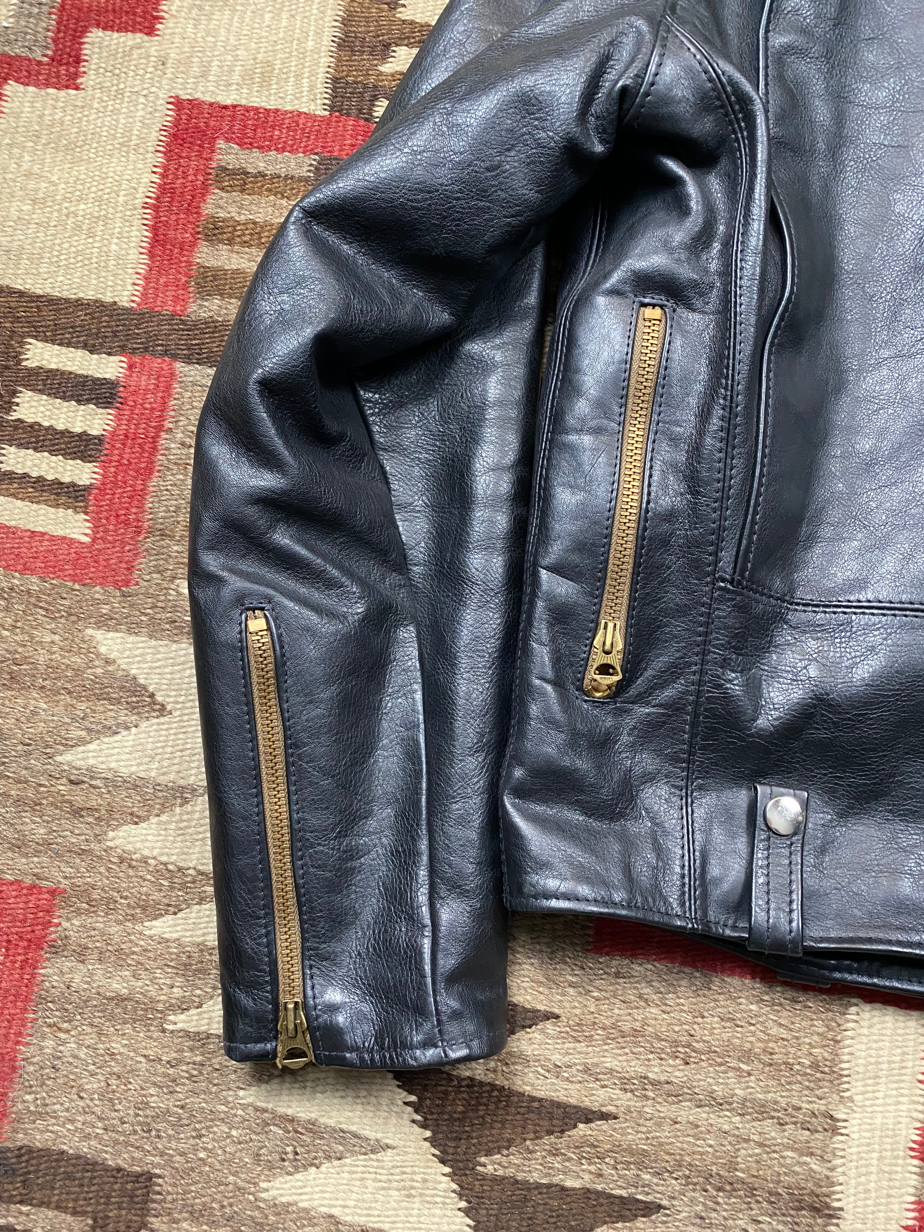 Whitefeather MFG Co. Horsehide Buco J21 Model Motorcycle Jacket With D-Pocket