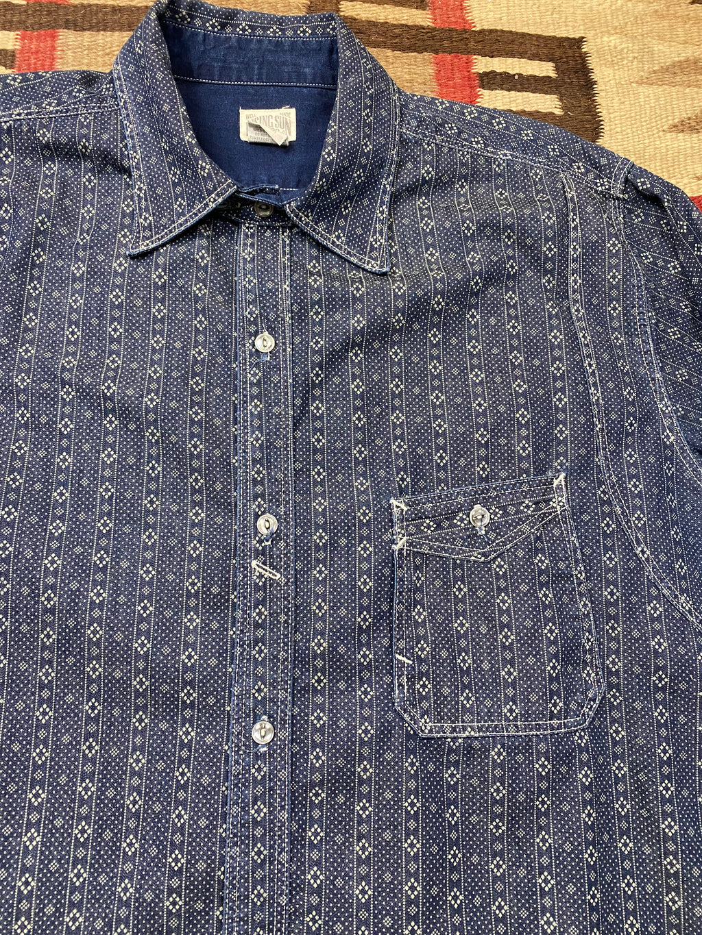 Rising Sun & Co Indigo Print Shirt