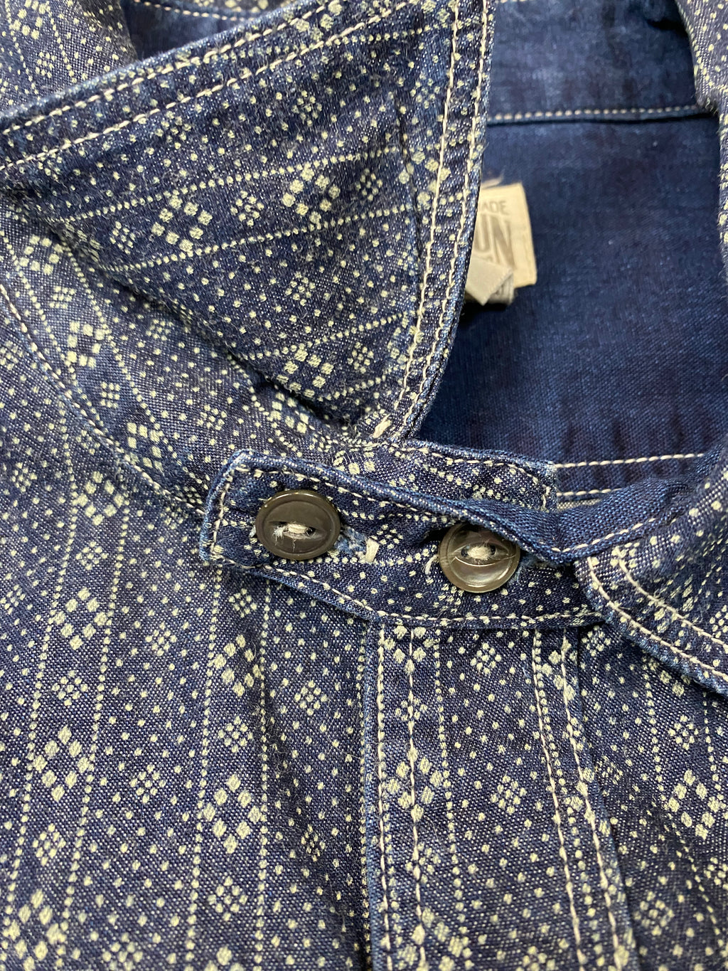Rising Sun & Co Indigo Print Shirt