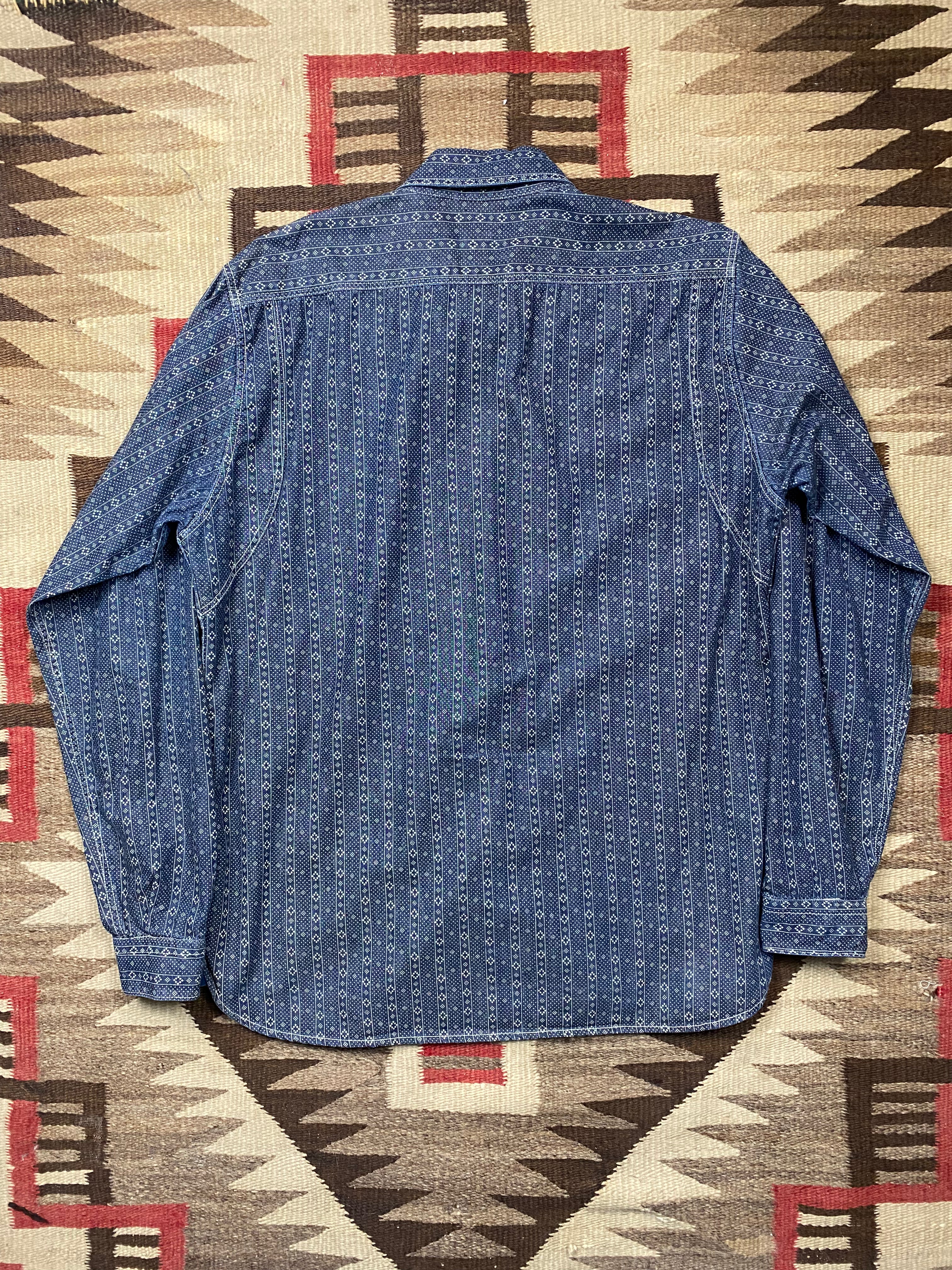 Rising Sun & Co Indigo Print Shirt