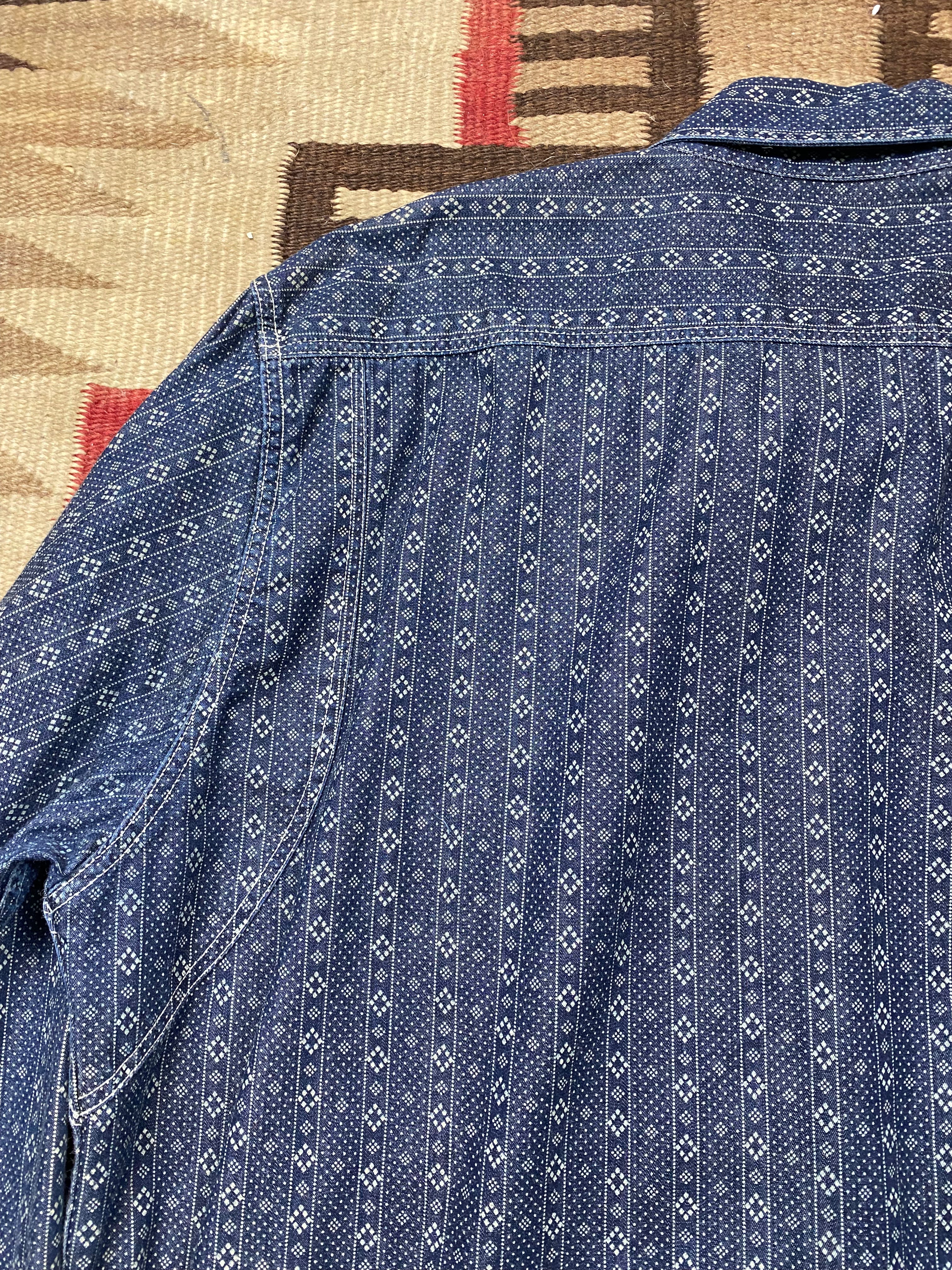 Rising Sun & Co Indigo Print Shirt
