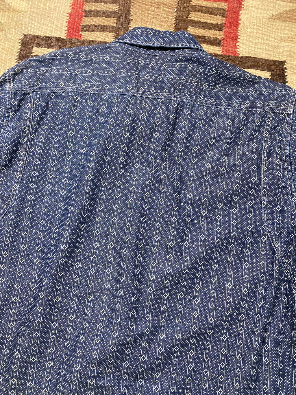 Rising Sun & Co Indigo Print Shirt