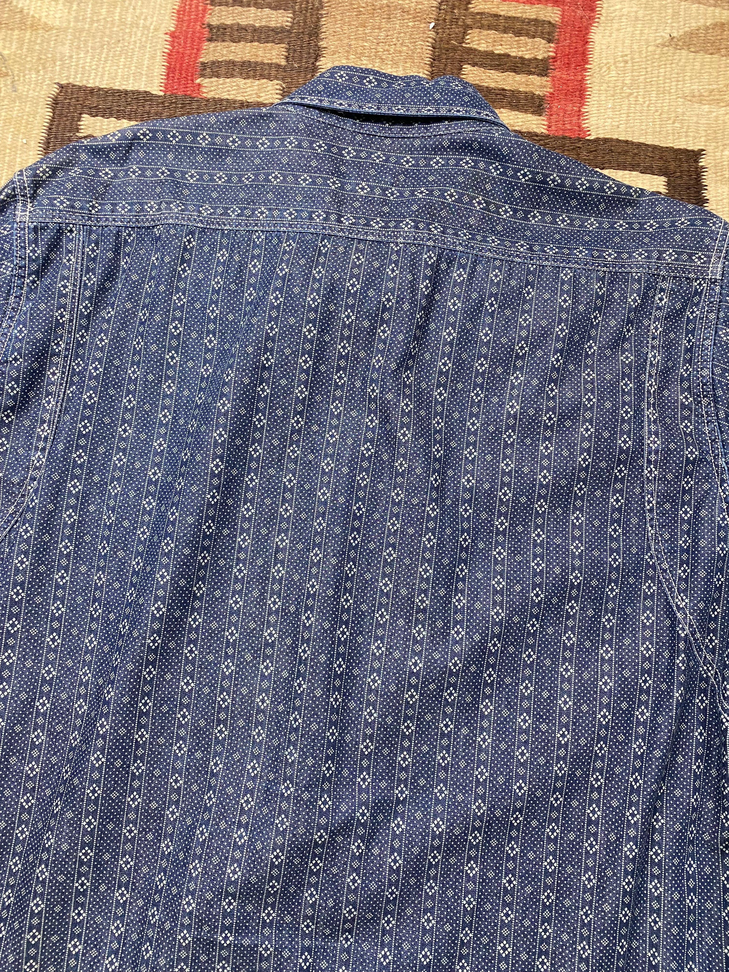 Rising Sun & Co Indigo Print Shirt
