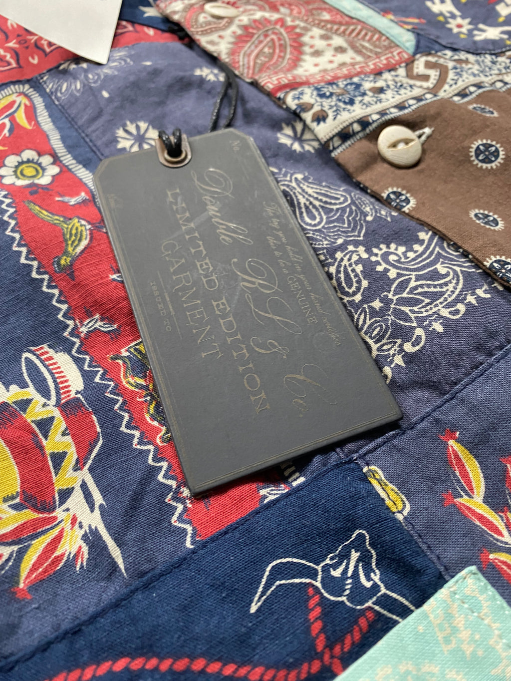 RRL Limited-Edition Patchwork Camp Shirt