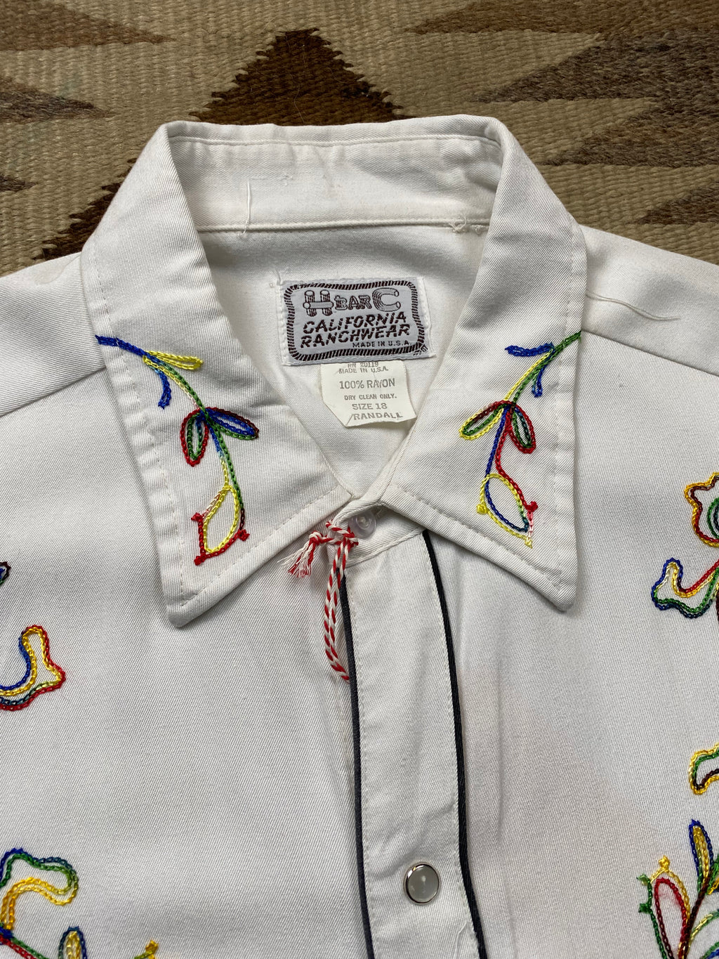 H BAR C California Ranchwear Gabardine Western Shirt