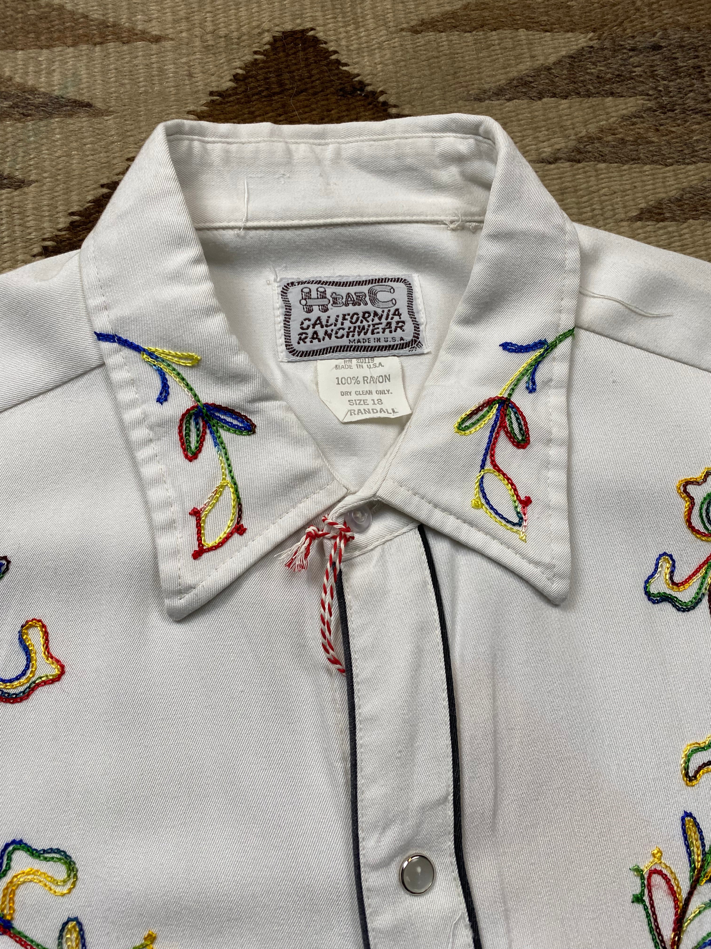 H BAR C California Ranchwear Gabardine Western Shirt