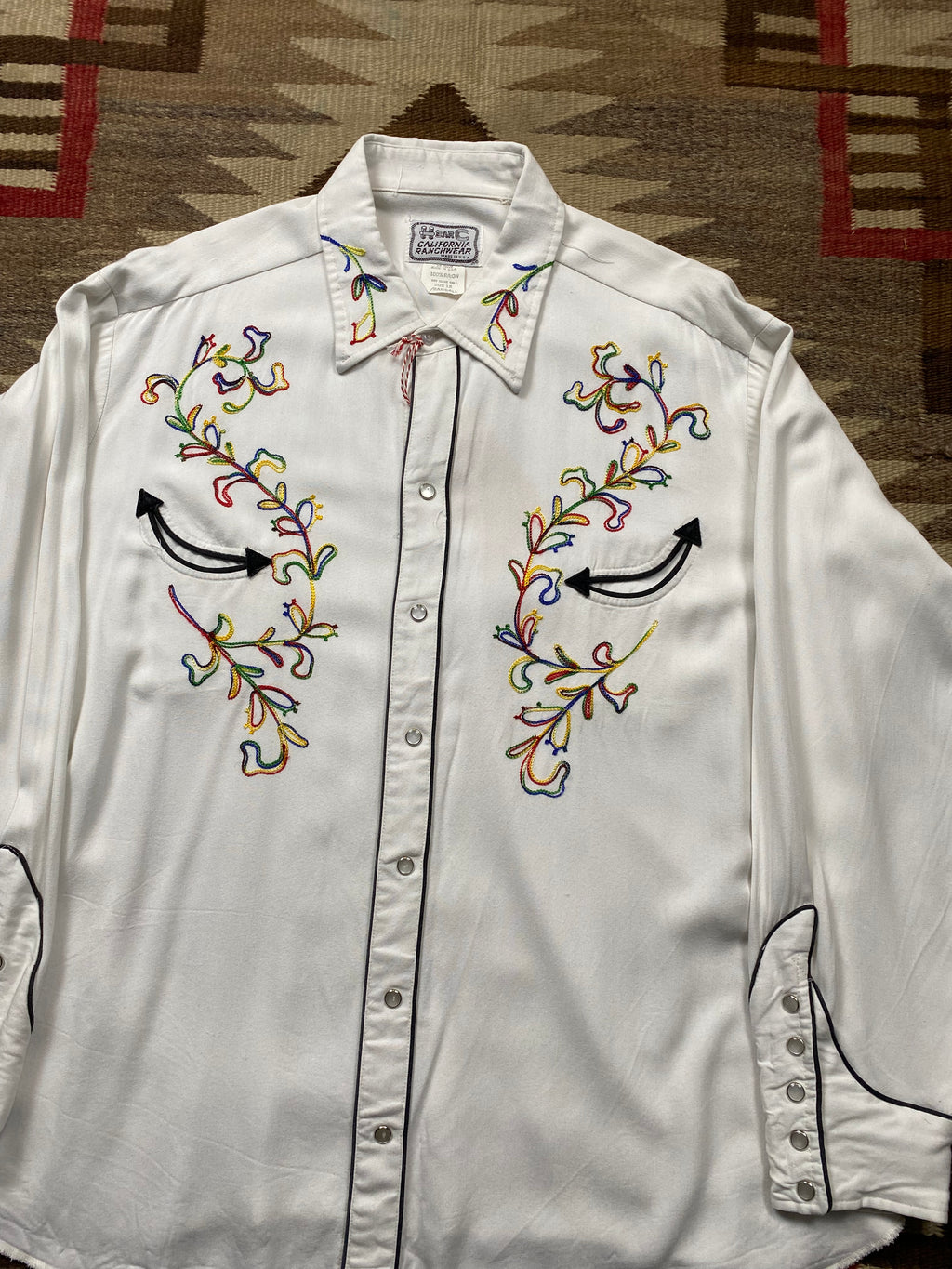 H BAR C California Ranchwear Gabardine Western Shirt
