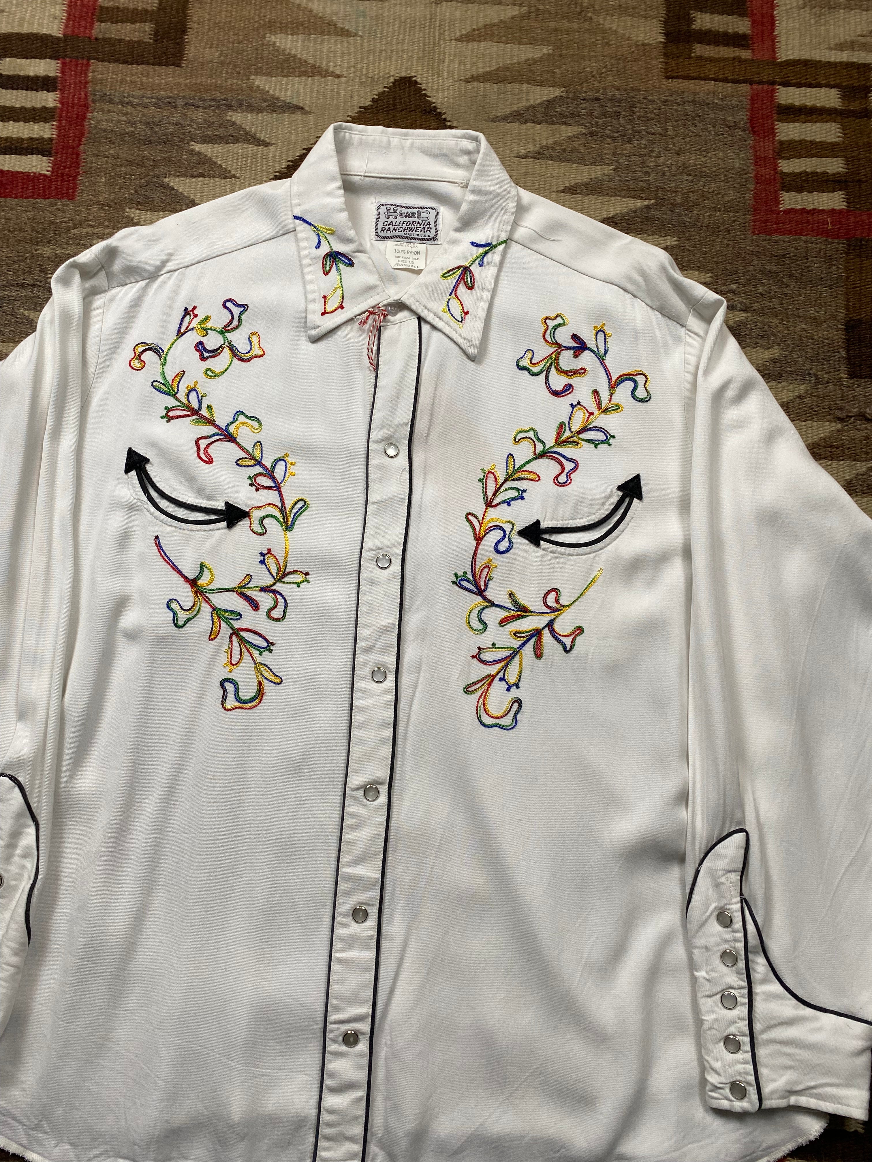 H BAR C California Ranchwear Gabardine Western Shirt