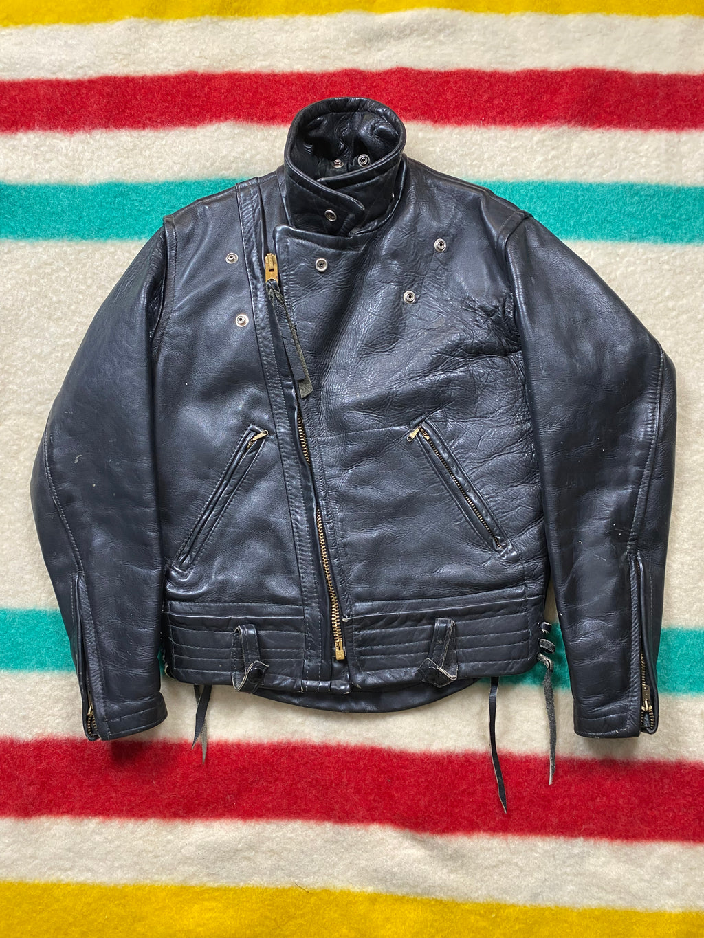 1950's-1960's Cal-Rider LAPD Horsehide Motorcycle Jacket – Outpost
