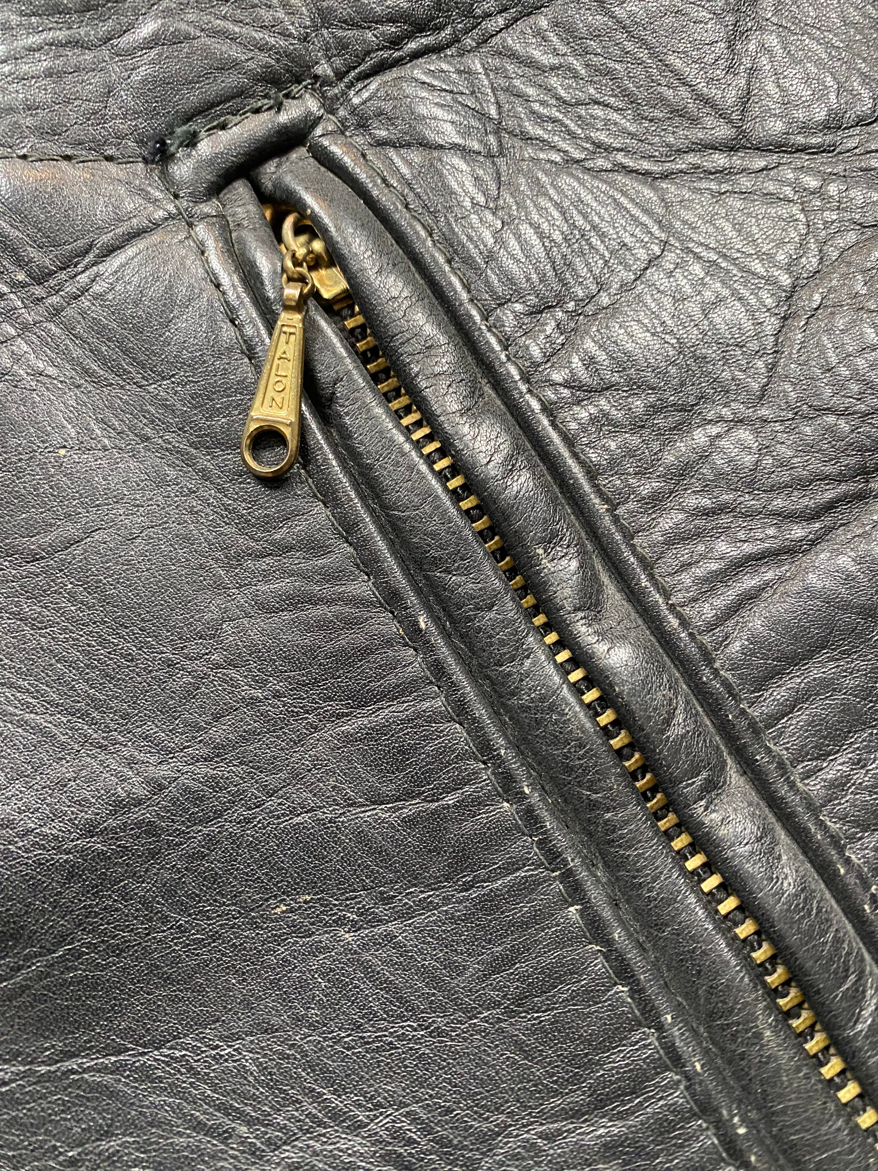 1950's-1960's Cal-Rider LAPD Horsehide Motorcycle Jacket
