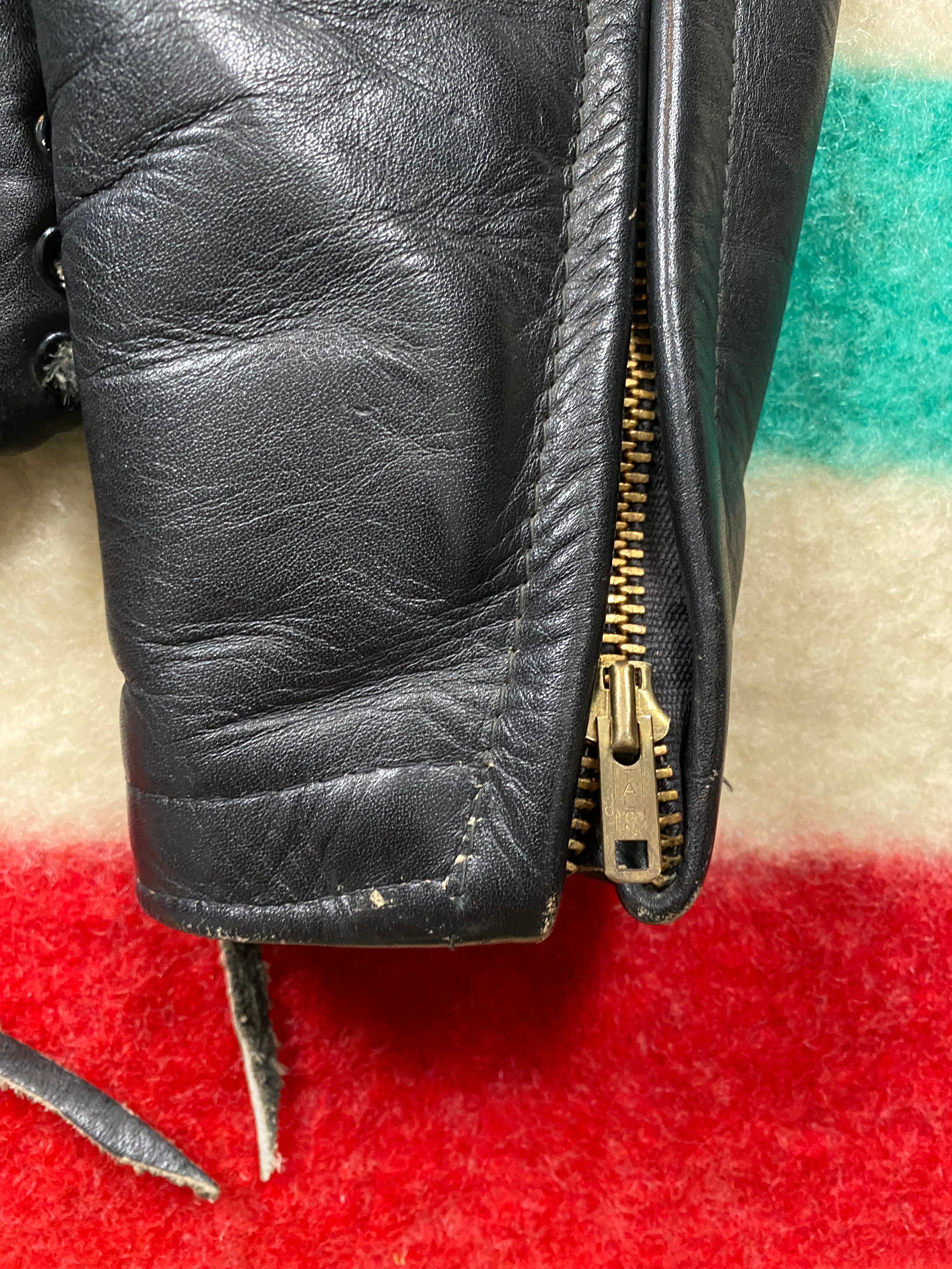 1950's-1960's Cal-Rider LAPD Horsehide Motorcycle Jacket