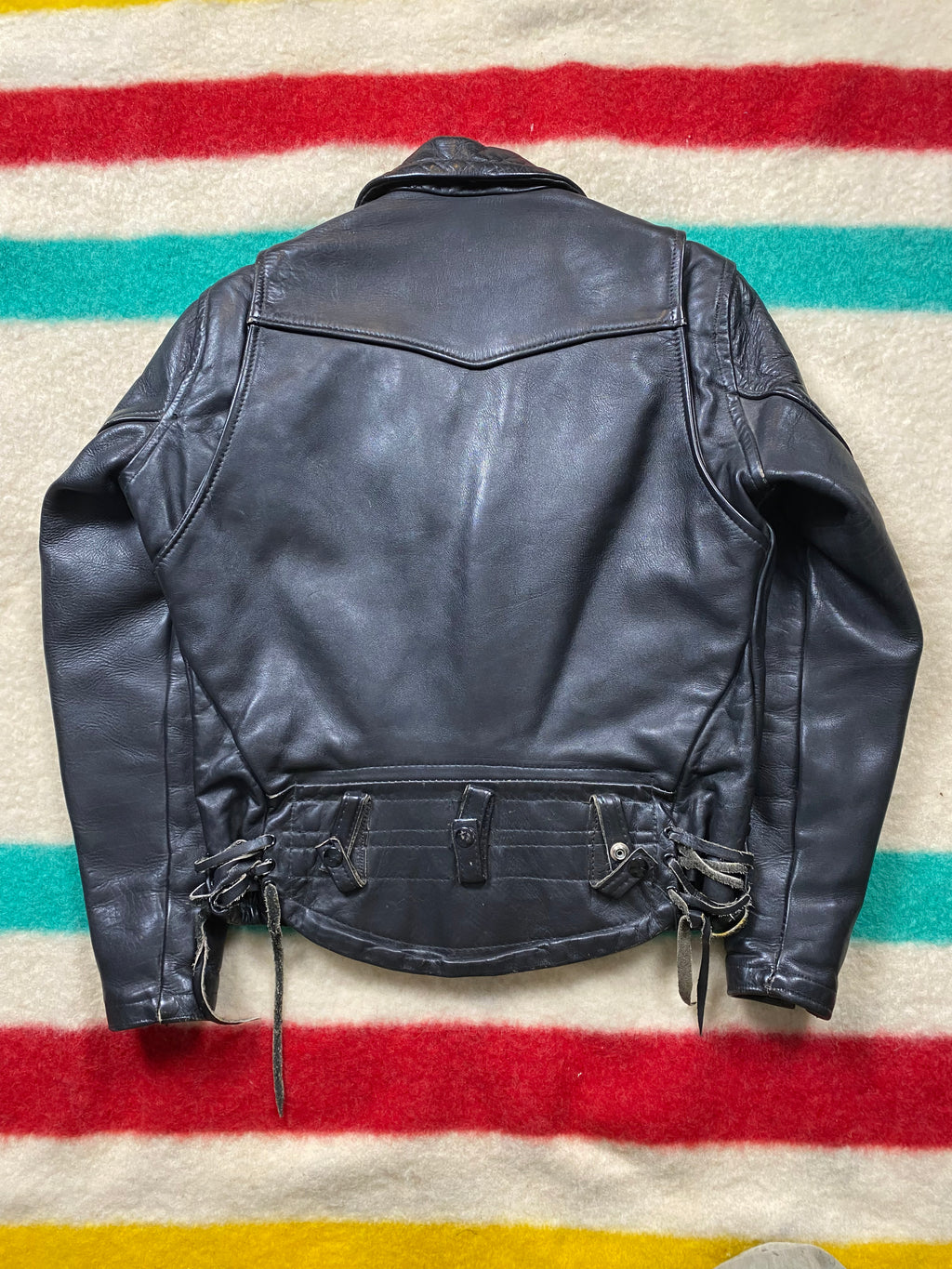 1950's-1960's Cal-Rider LAPD Horsehide Motorcycle Jacket