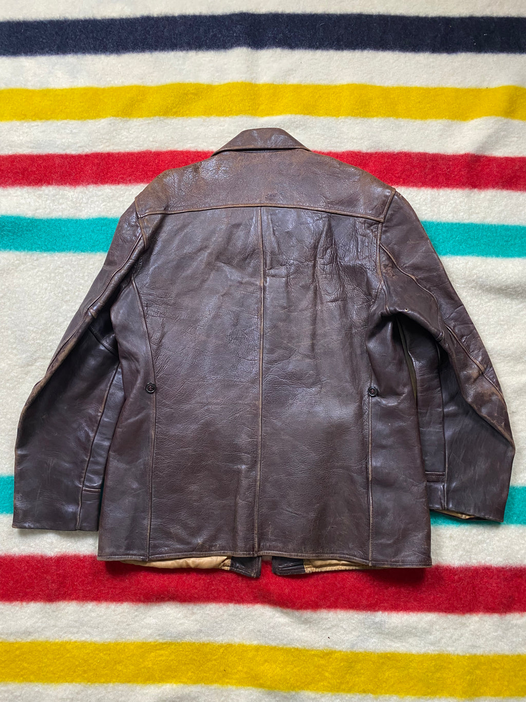 Richman Brothers 1940's Barnstormer Horsehide Coat