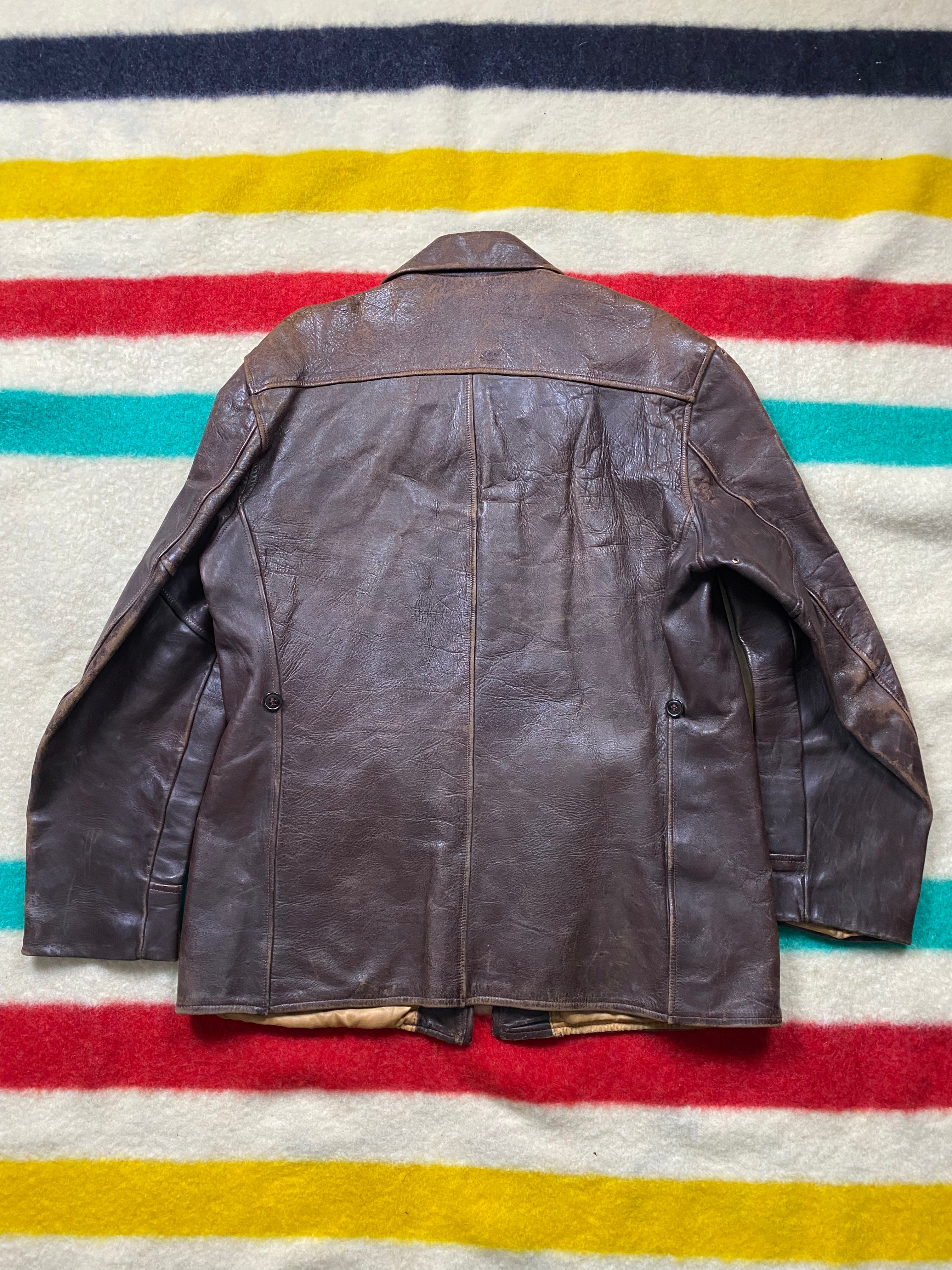 Richman Brothers 1940's Barnstormer Horsehide Coat