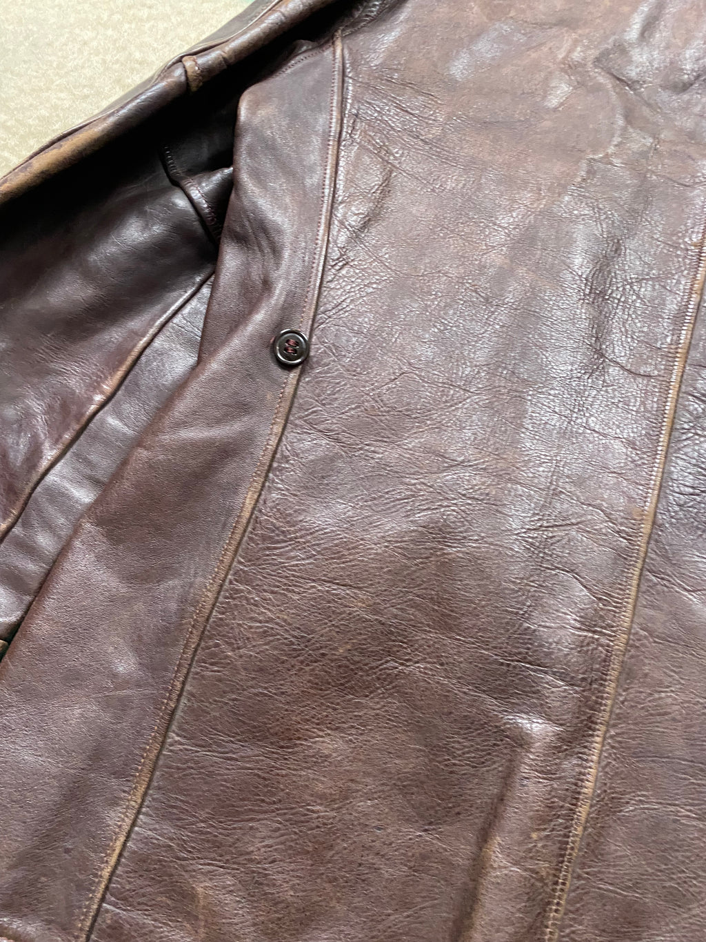 Richman Brothers 1940's Barnstormer Horsehide Coat