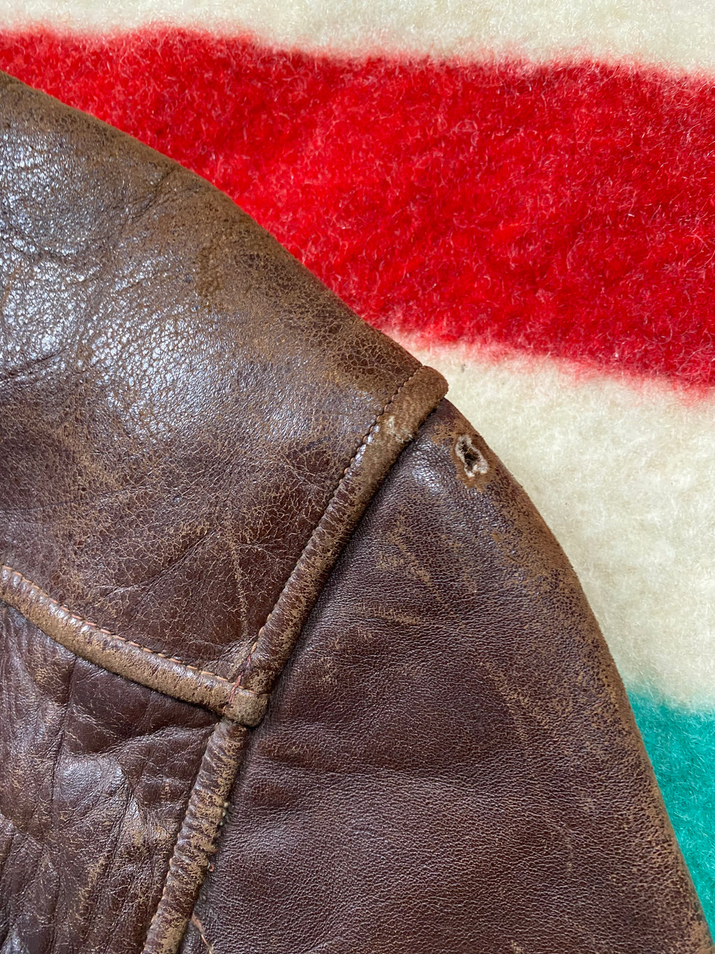 Richman Brothers 1940's Barnstormer Horsehide Coat