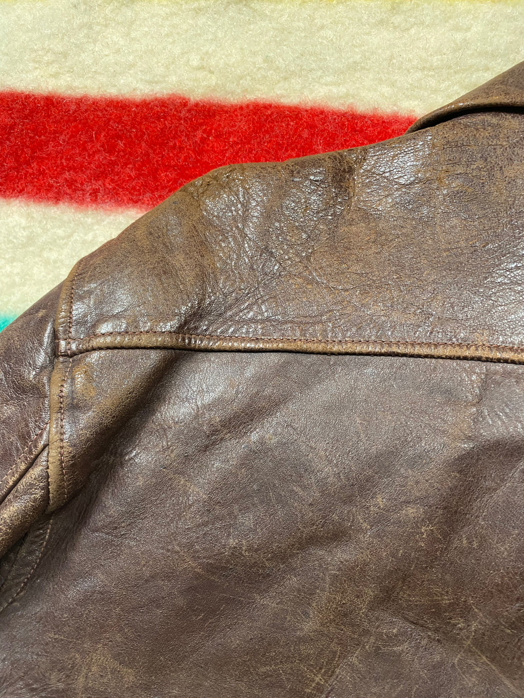 Richman Brothers 1940's Barnstormer Horsehide Coat