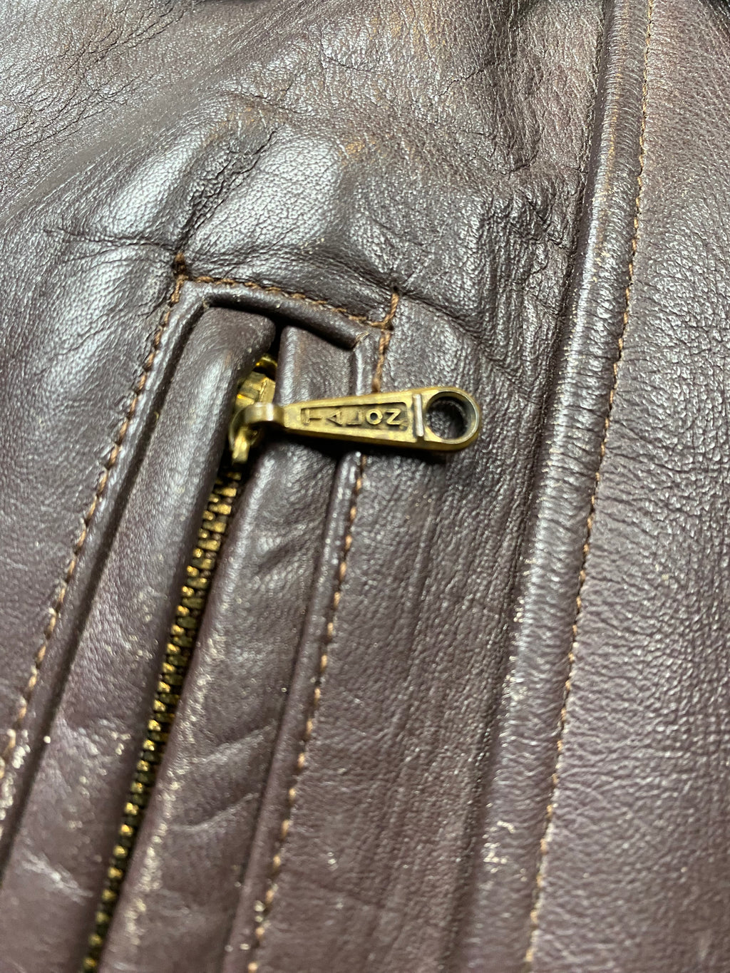 Horsehide Barnstormer Coat From The 1960's