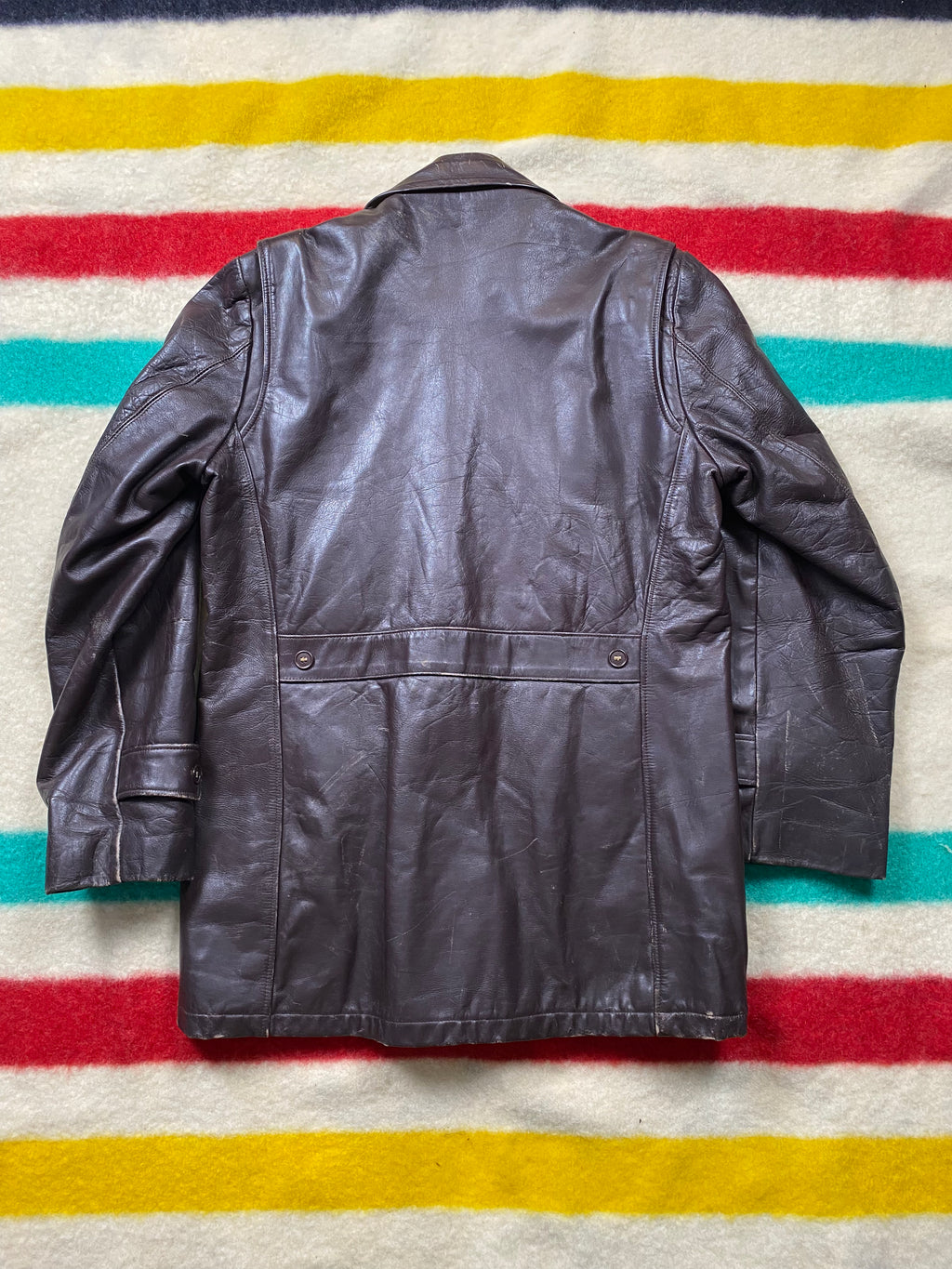 Horsehide Barnstormer Coat From The 1960's
