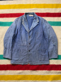 Le Mont Saint Martin French 1940's Moleskin Blazer / Worker Jacket