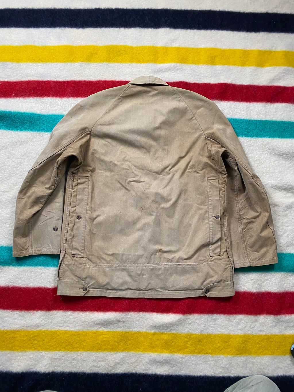 Imperfix 1940's French Faded Duck Canvas Hunting Jacket