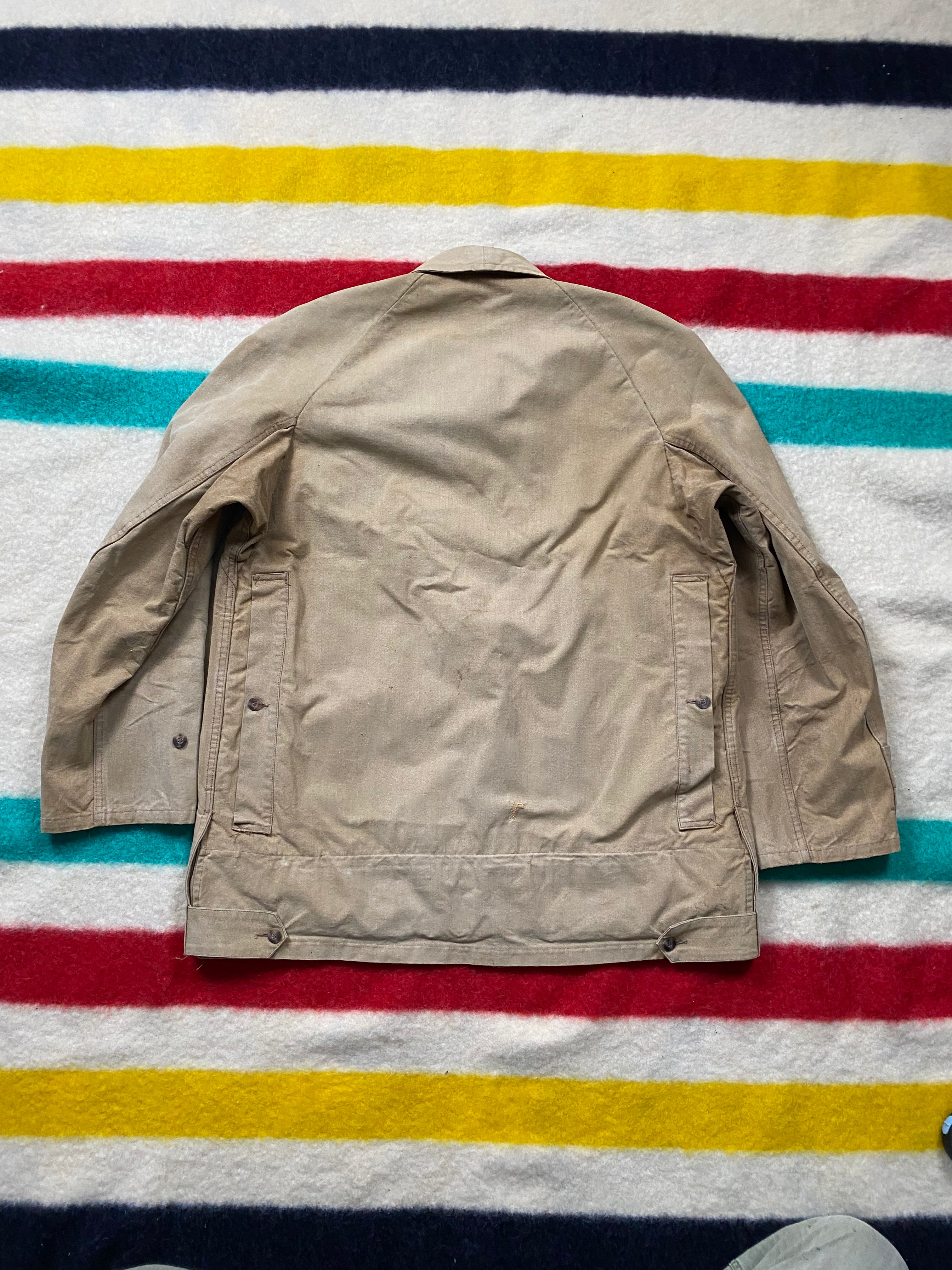 Imperfix 1940's French Faded Duck Canvas Hunting Jacket