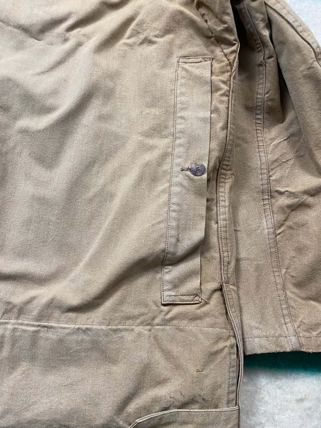 Imperfix 1940's French Faded Duck Canvas Hunting Jacket