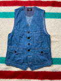 RRL Indigo Waistcoat