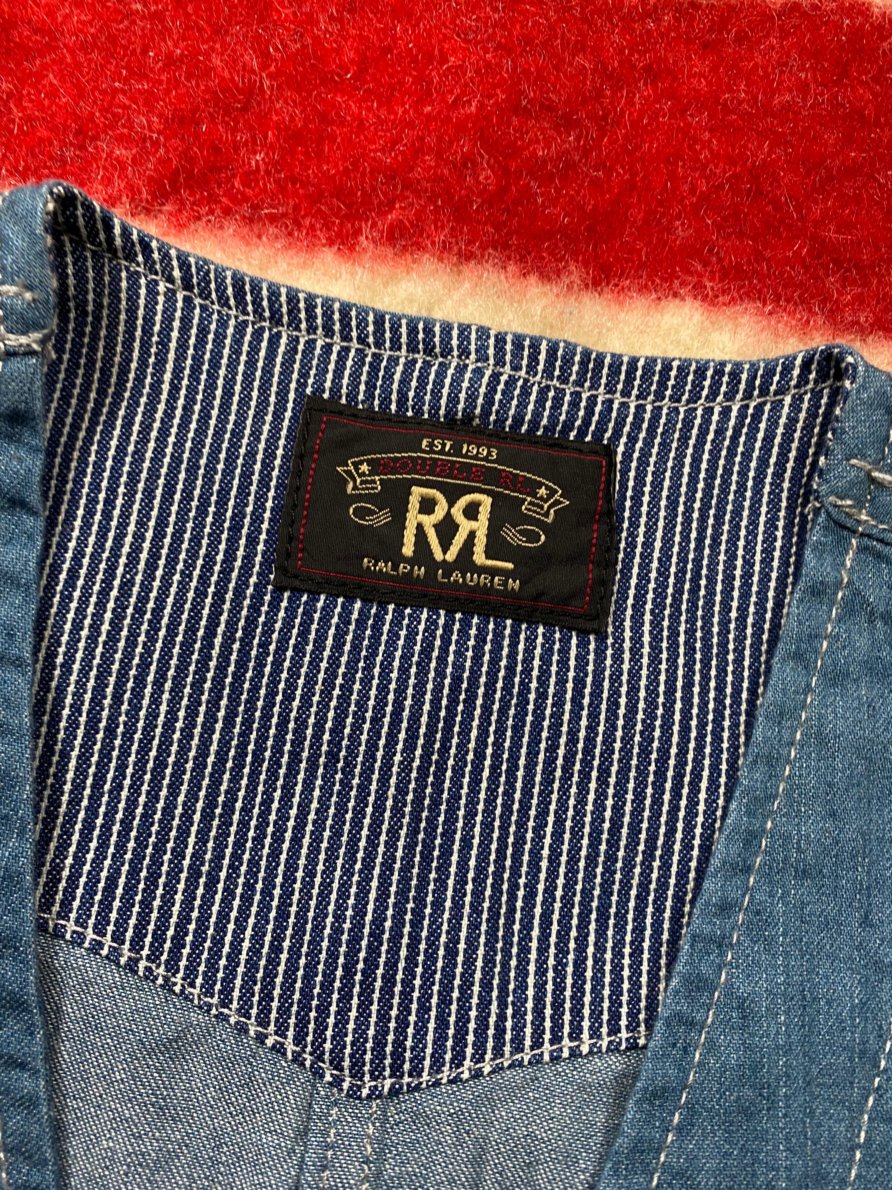 RRL Indigo Waistcoat