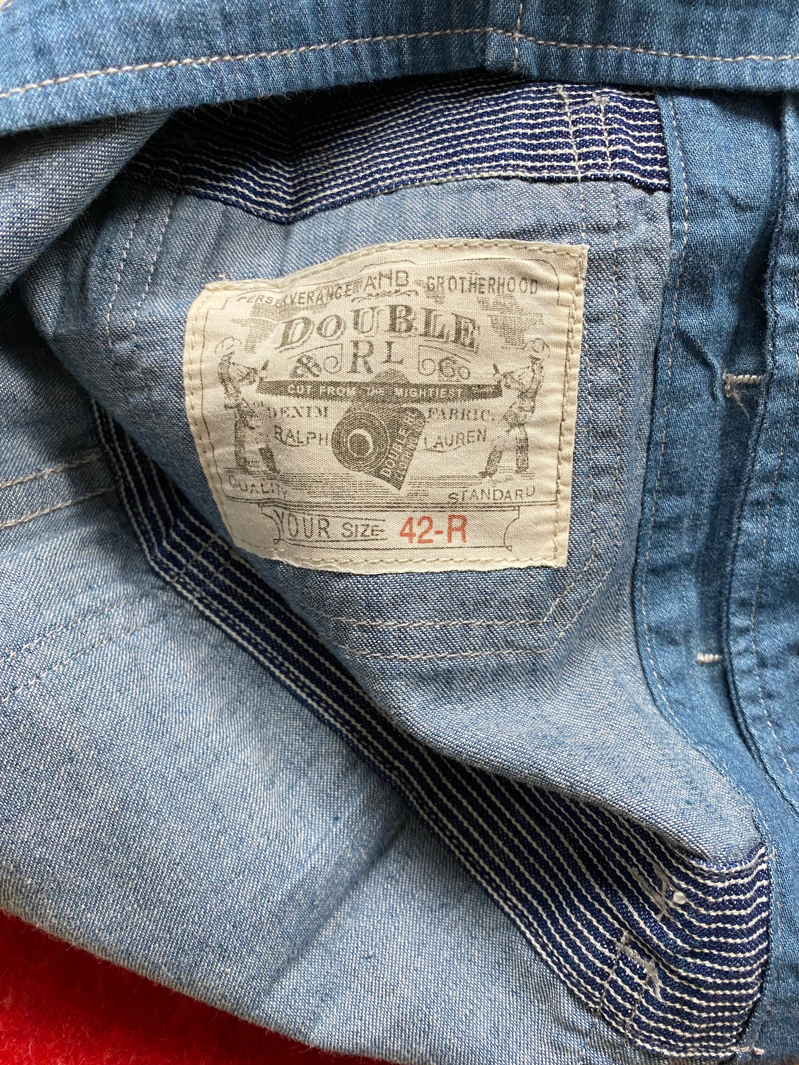 RRL Indigo Waistcoat
