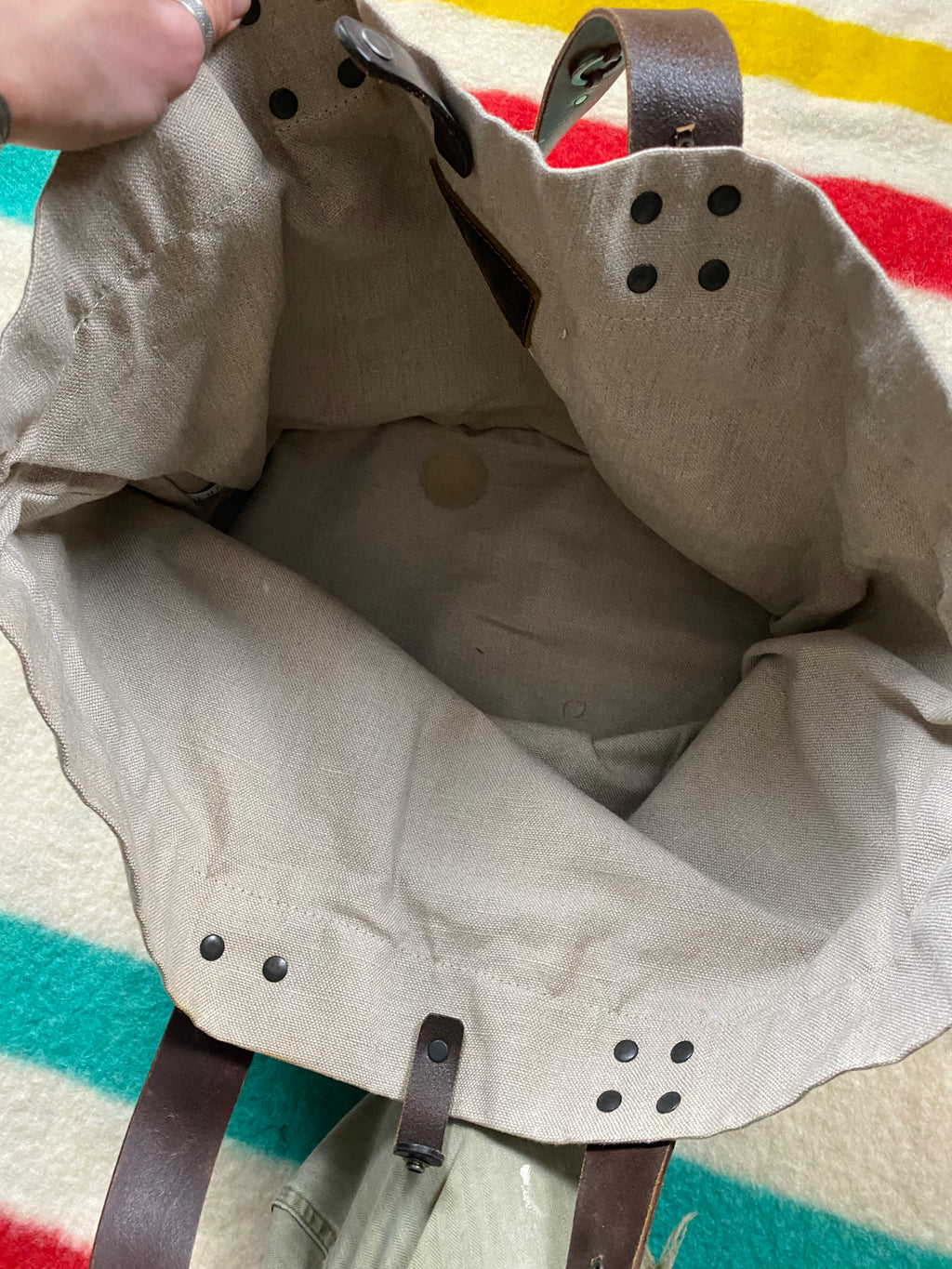 Levi's Vintage Clothing Limited Edition (#7/50) Canvas Back With Leather Straps