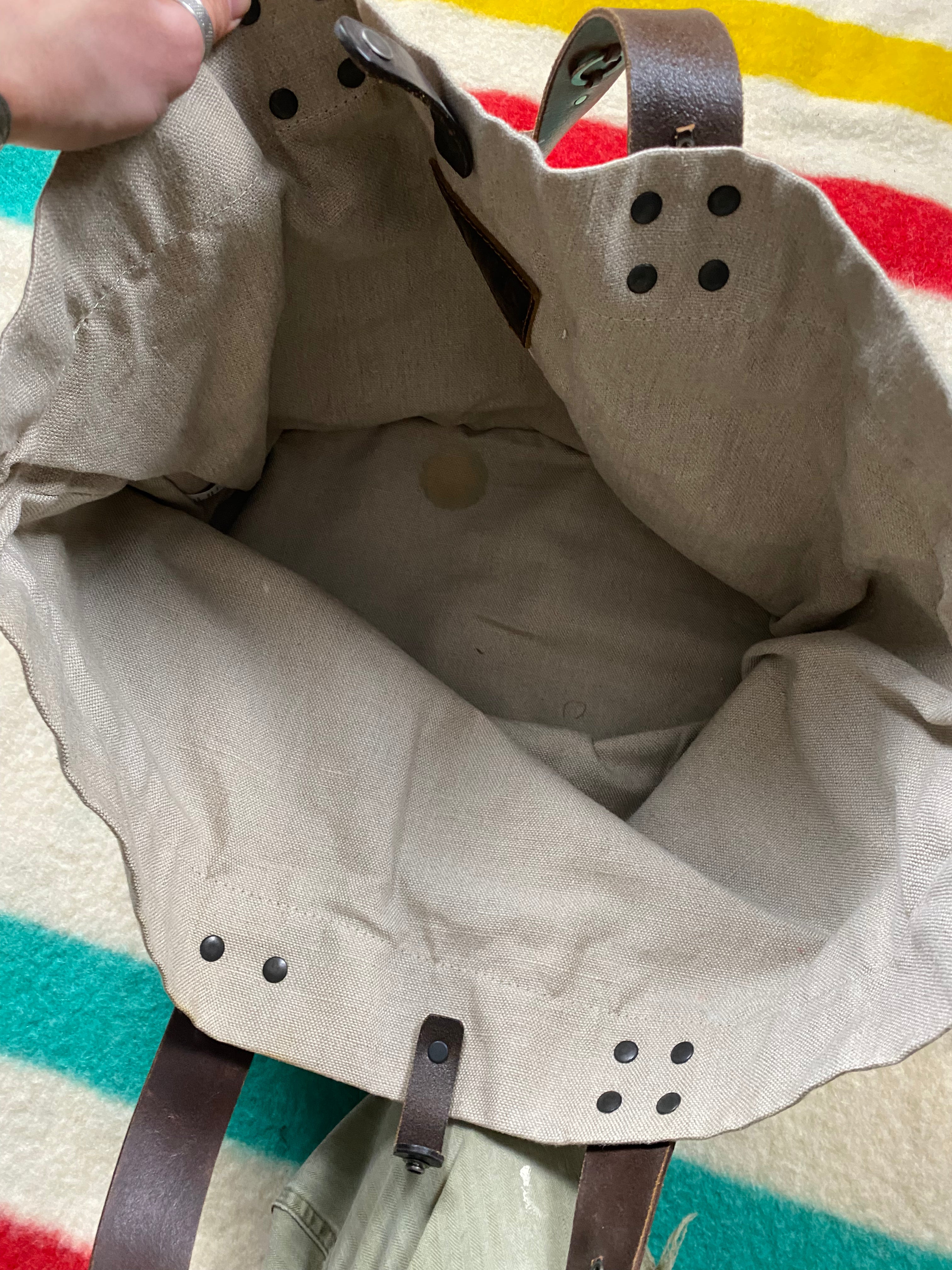 Levi's Vintage Clothing Limited Edition (#7/50) Canvas Back With Leather Straps