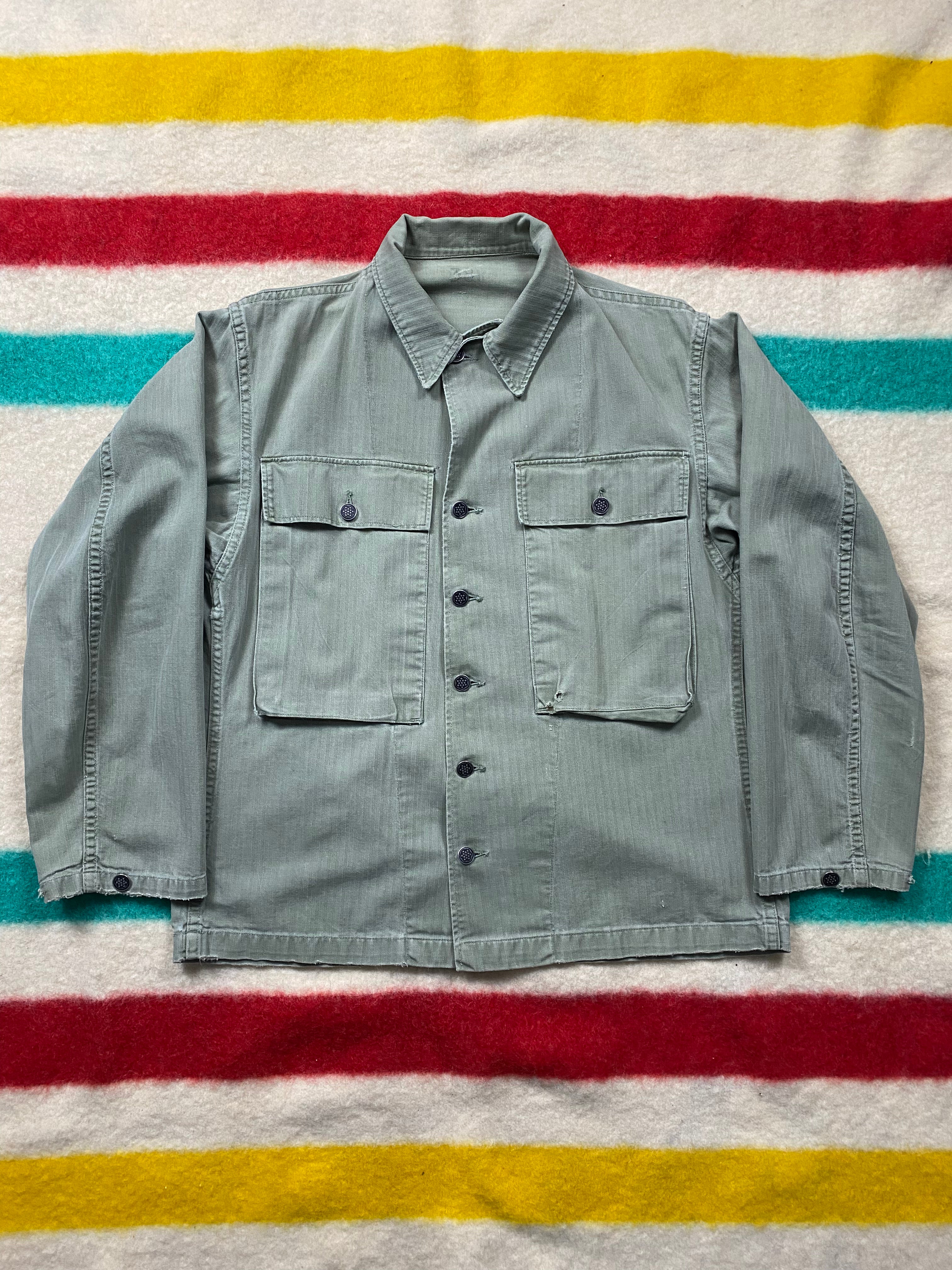 WW2 USMC P43 HBT Jacket
