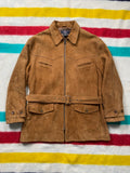 RRL Suede Half-belt Western Safari Coat