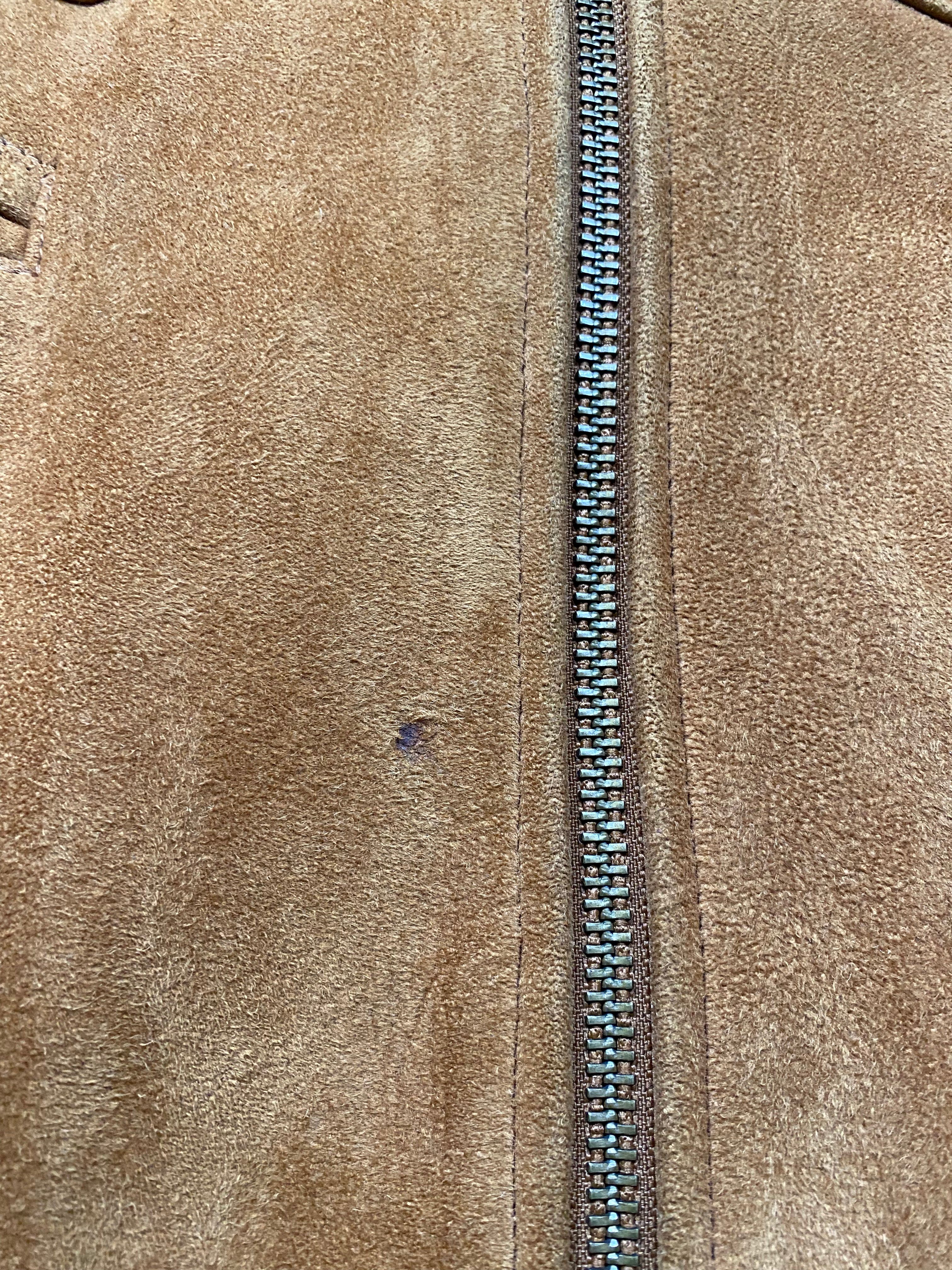 RRL Suede Half-belt Western Safari Coat